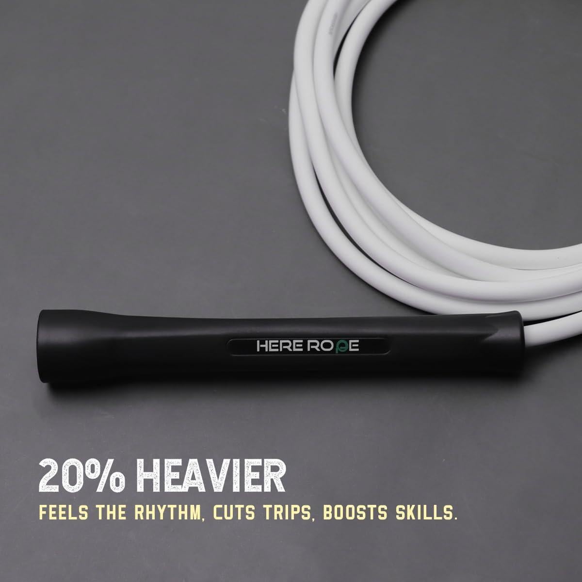 Cuerda de Salto Ajustable Hererope 3.2m PVC para Fitness