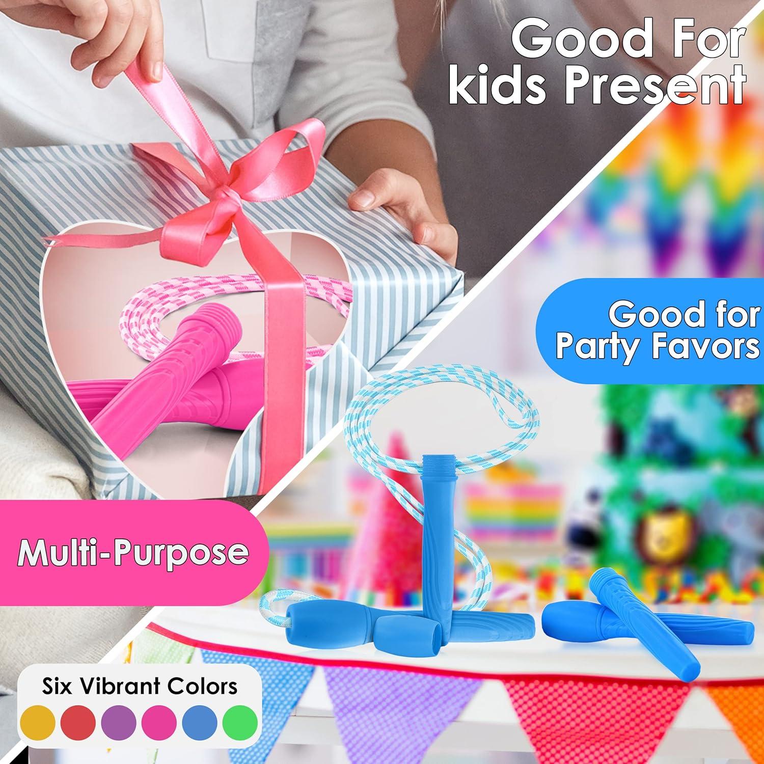 Cuerda de Salto RamPro 2.13m Nylon Multicolor para Fitness