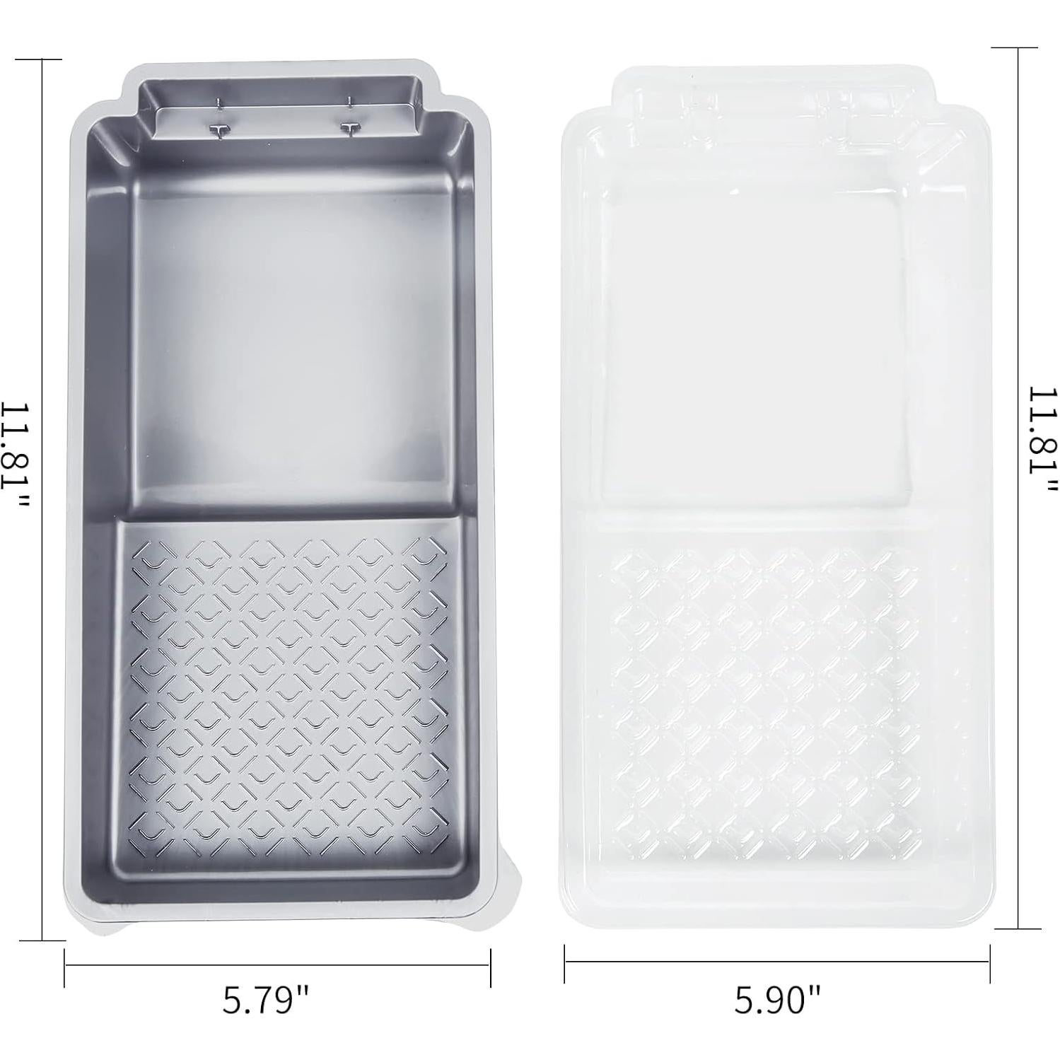 Kit de Rodillo de Pintura de Espuma Mister Rui 4" - 8 Piezas