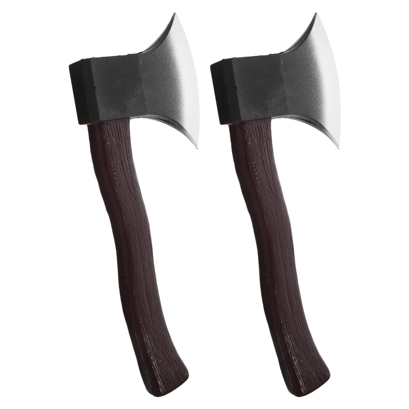 Hacha Falsa de PU LIOOBO para Disfraces de Halloween 29x11x5cm