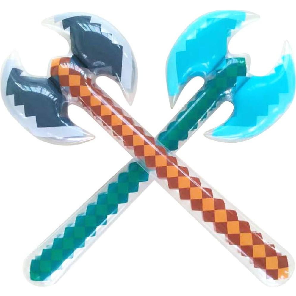 Set de 6 Espadas y Hachas Inflables ShaqMars para Niños