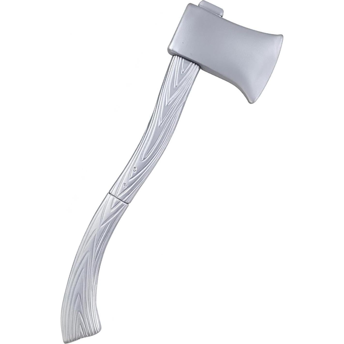 Hacha de Disfraz Falsa Buweeo Plateada 60 cm Halloween
