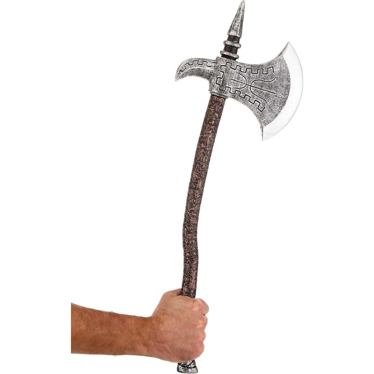 Hacha de Lanza Vikingo Deluxe FUN - 66 cm de Plástico Moldeado