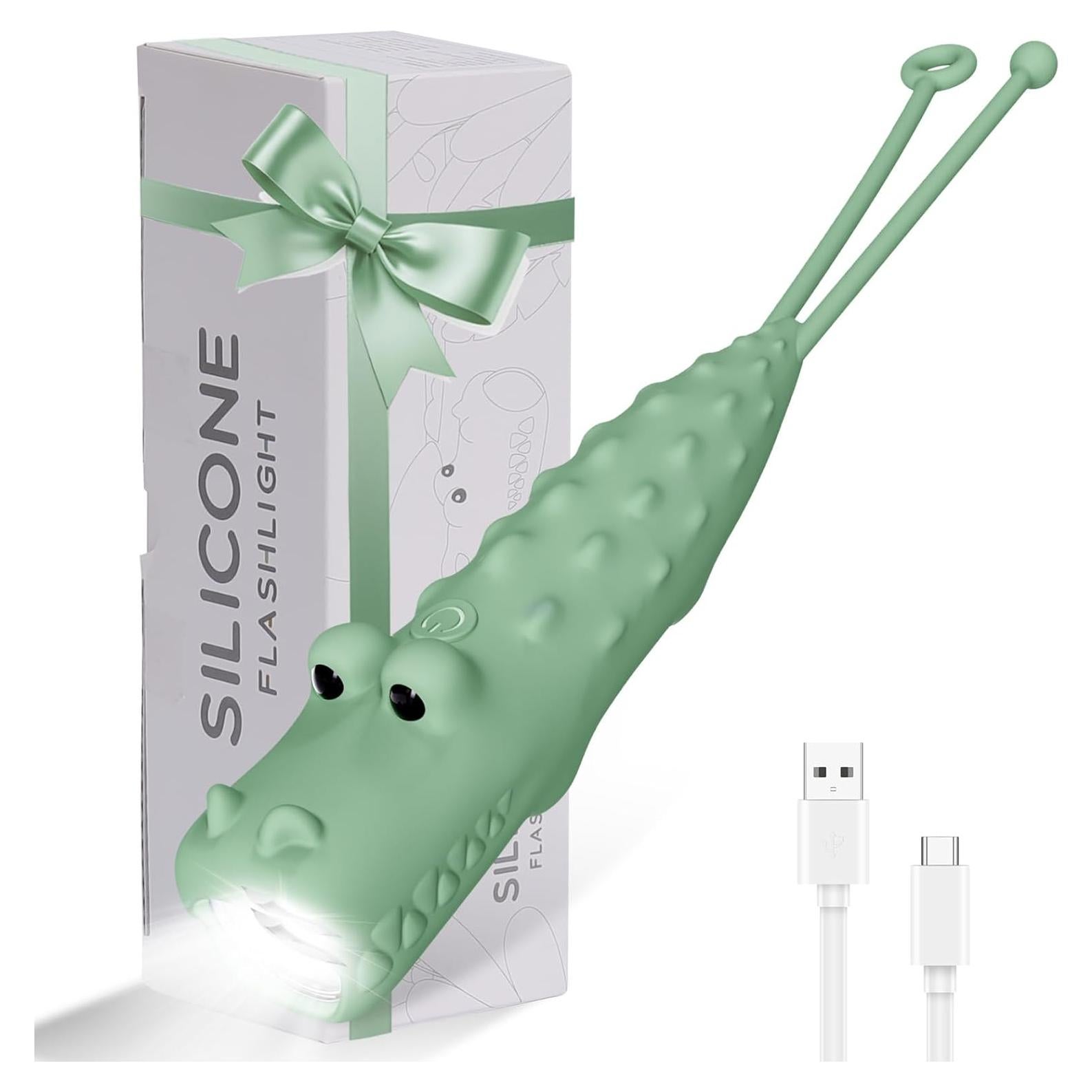 Linterna Recargable Loveruis Cocodrilo 4 Modos de Luz