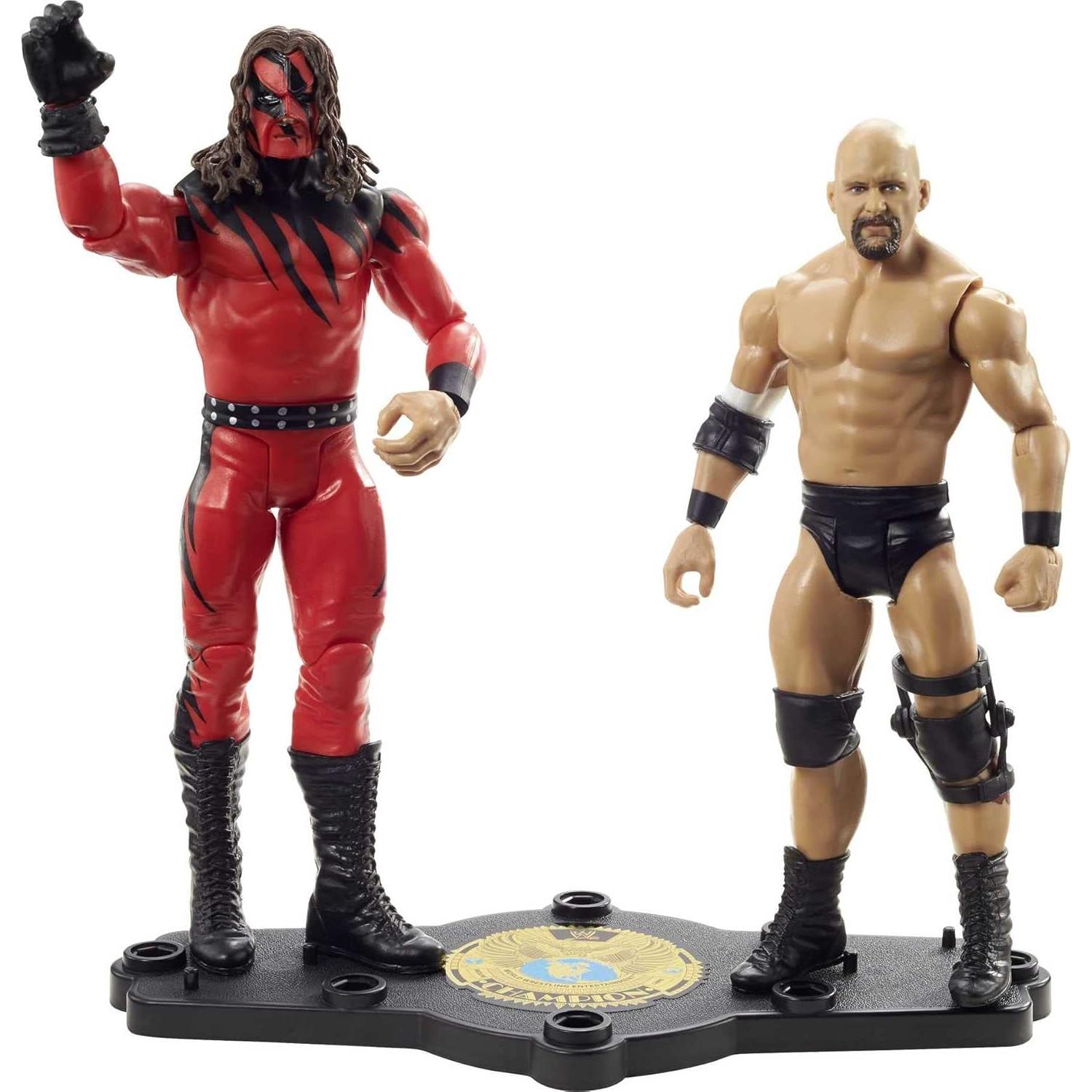 Figuras de Acción WWE Mattel 2-Pack Stone Cold vs Kane 15.24 cm