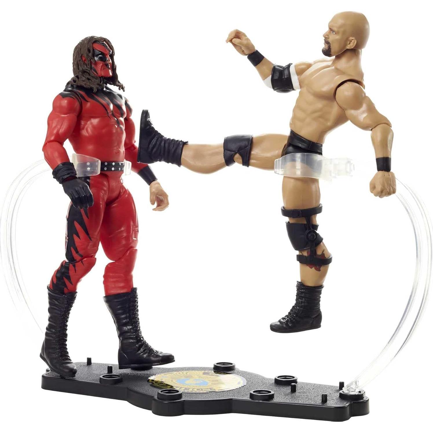 Figuras de Acción WWE Mattel 2-Pack Stone Cold vs Kane 15.24 cm