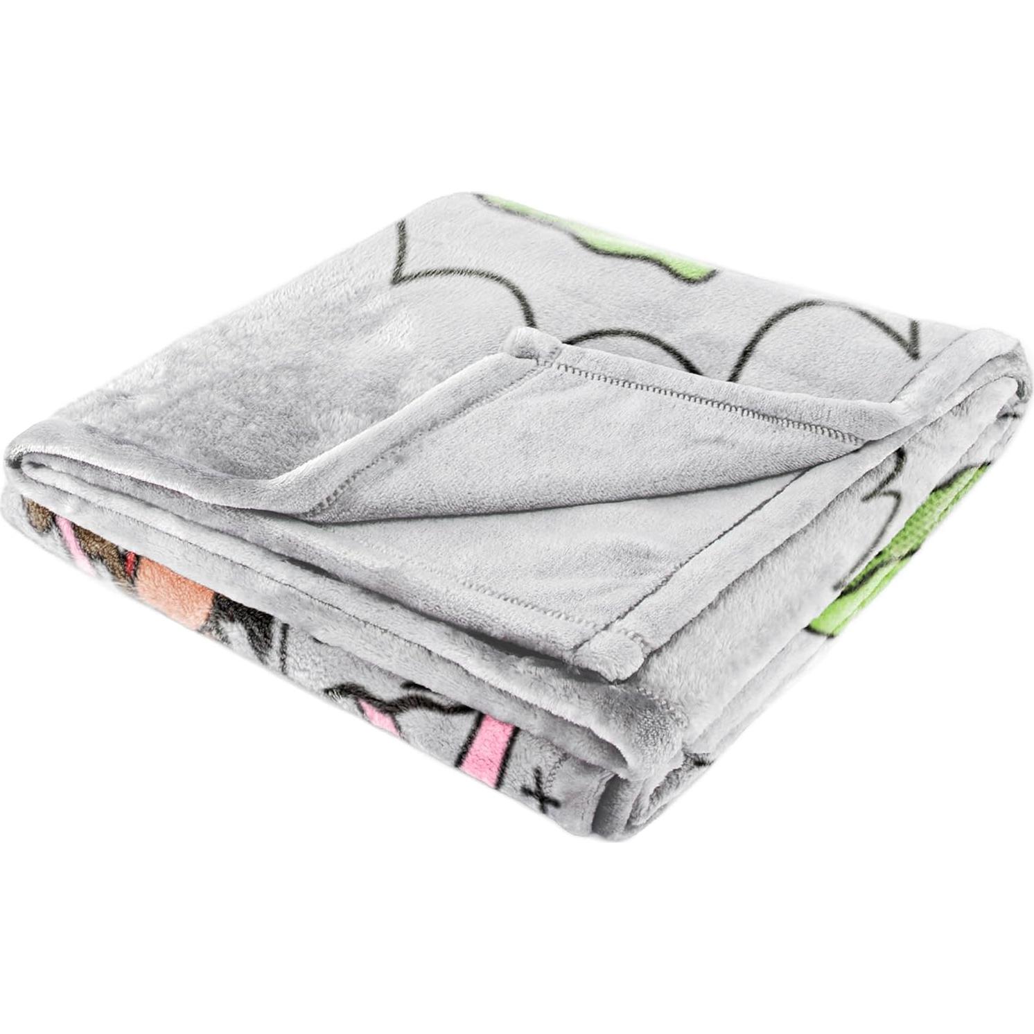 Manta de Peluche Jay Franco Minecraft Creeper 127x178 cm Gris