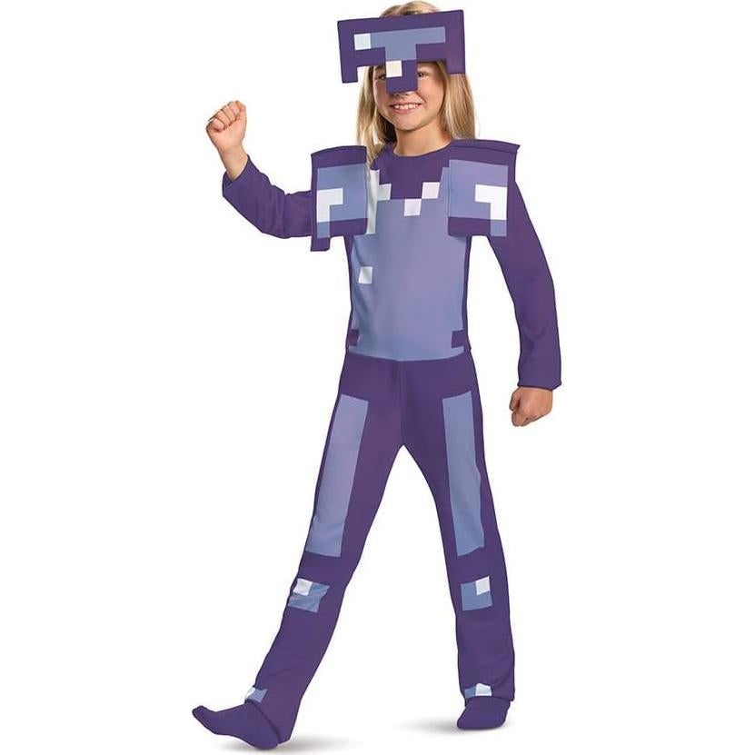 Disfraz de Armadura de Diamante Encantada Minecraft Disguise - Niños T. Grande