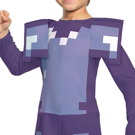 Disfraz de Armadura de Diamante Encantada Minecraft Disguise - Niños T. Grande
