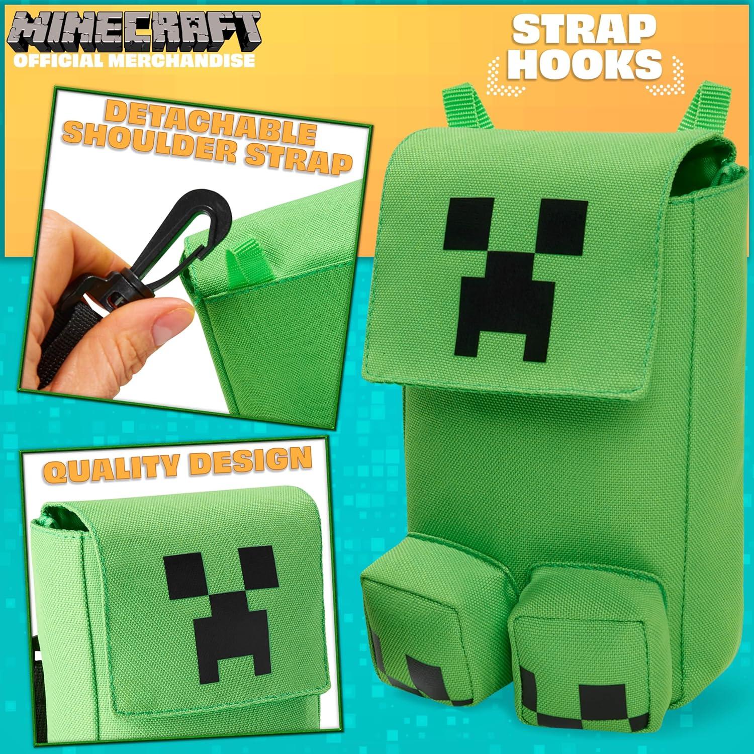 Bolsa Cruzada Minecraft para Teléfono Móvil con Correa Ajustable