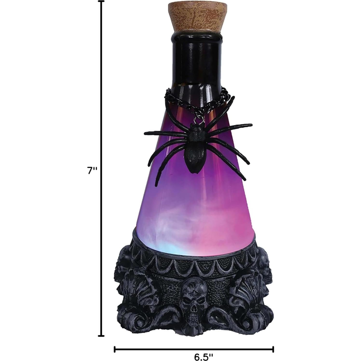 Botella Decorativa Rosa y Morada Morris Costumes 30.5 cm