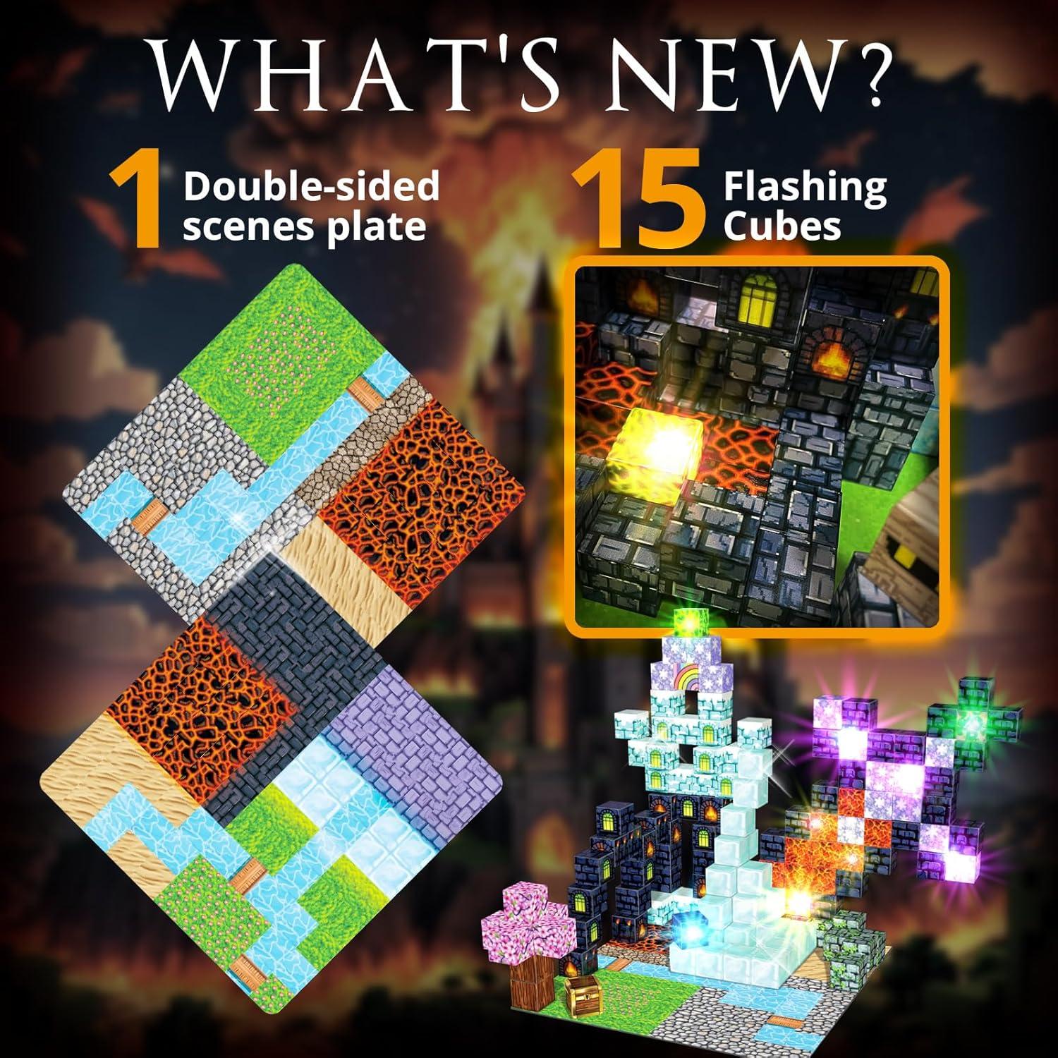 Set de Construcción Magnéticos 150 Piezas Princesa y Caballero