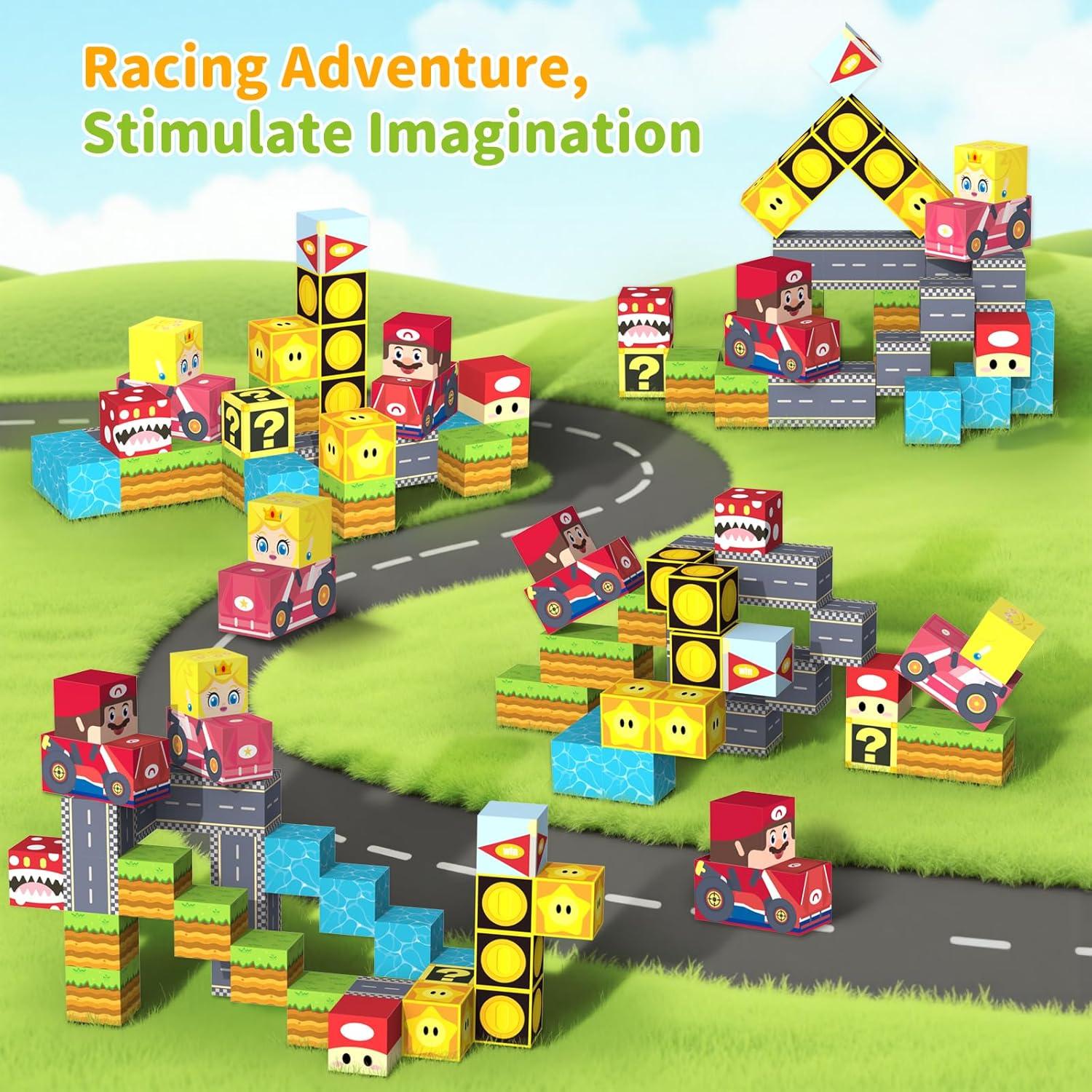 Bloques Magnéticos TinyTrek 35 PCS Juguetes STEM 3+ Años