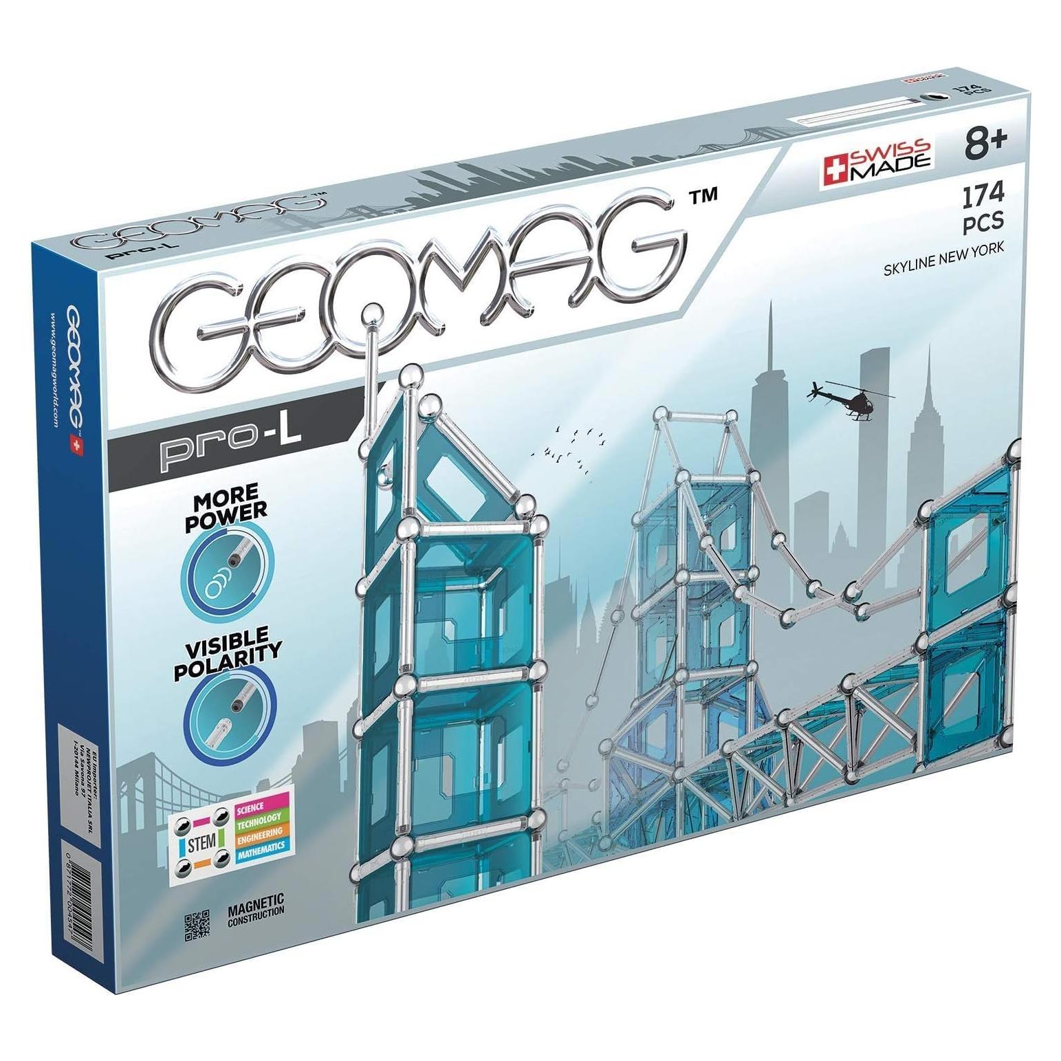 Geomag Pro L Nueva York Skyline 174 Piezas Magnéticas