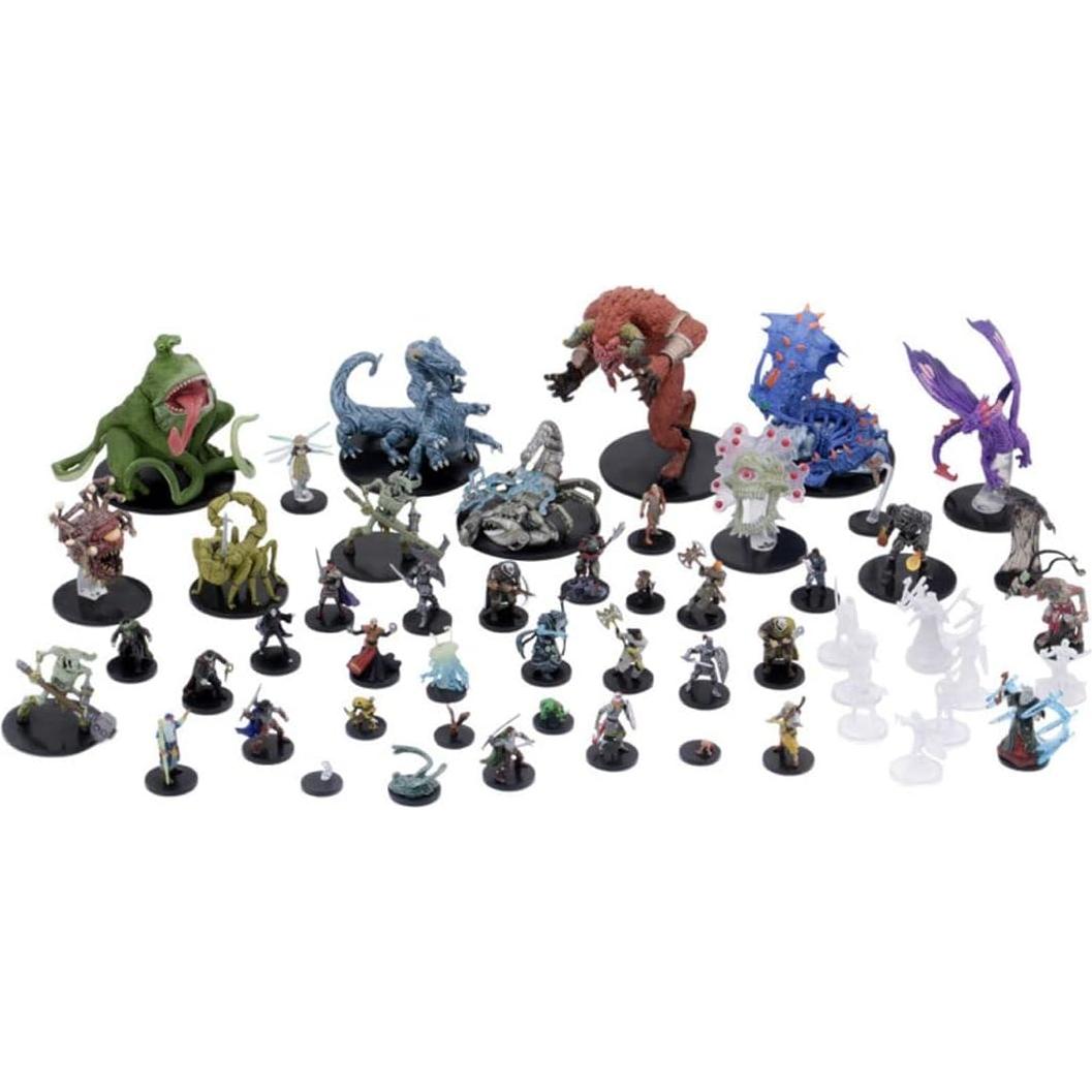 Figuras Coleccionables D&D WizKids Waterdeep 44 Piezas