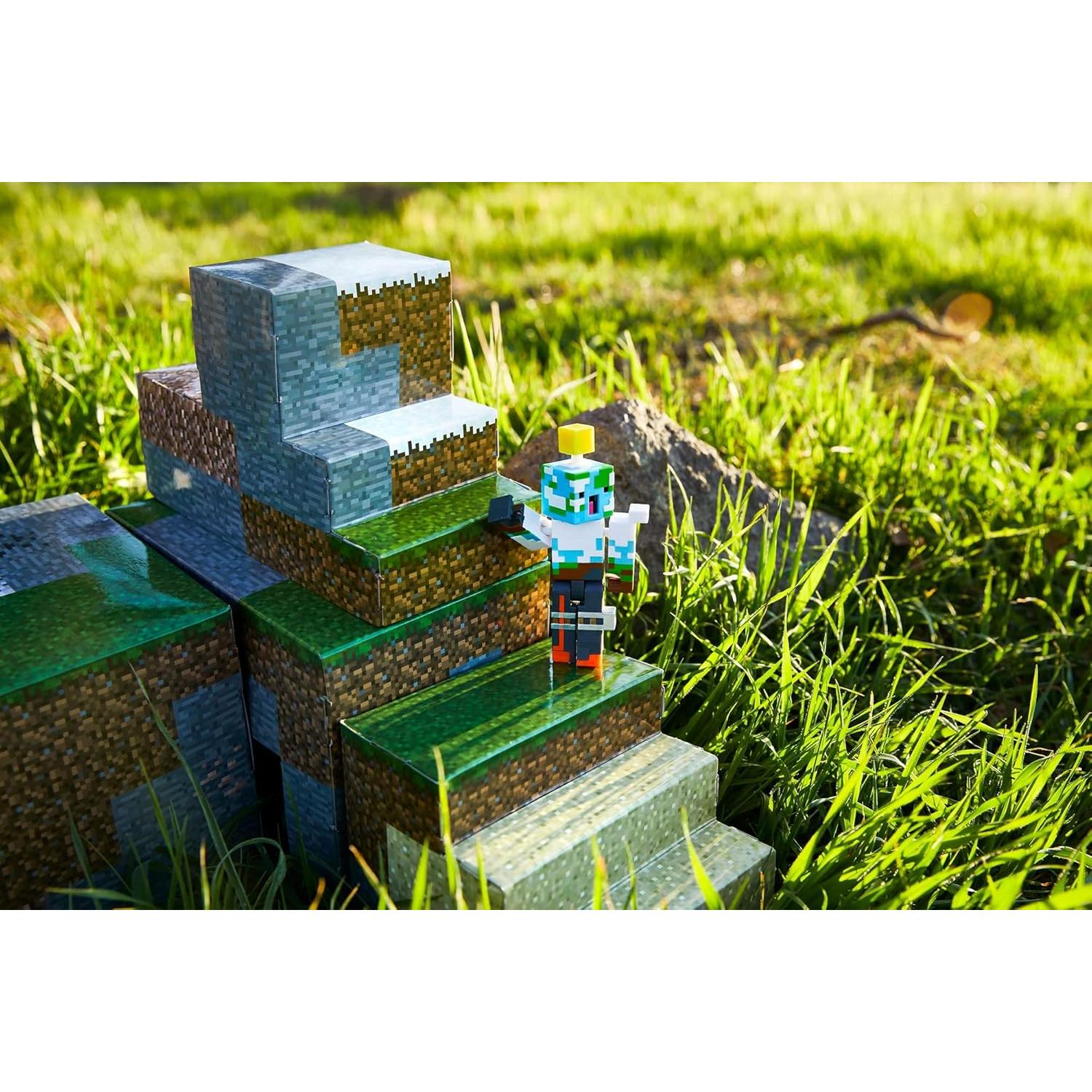 Juego de Construcción Minecraft Mattel con Figuras y Bloques