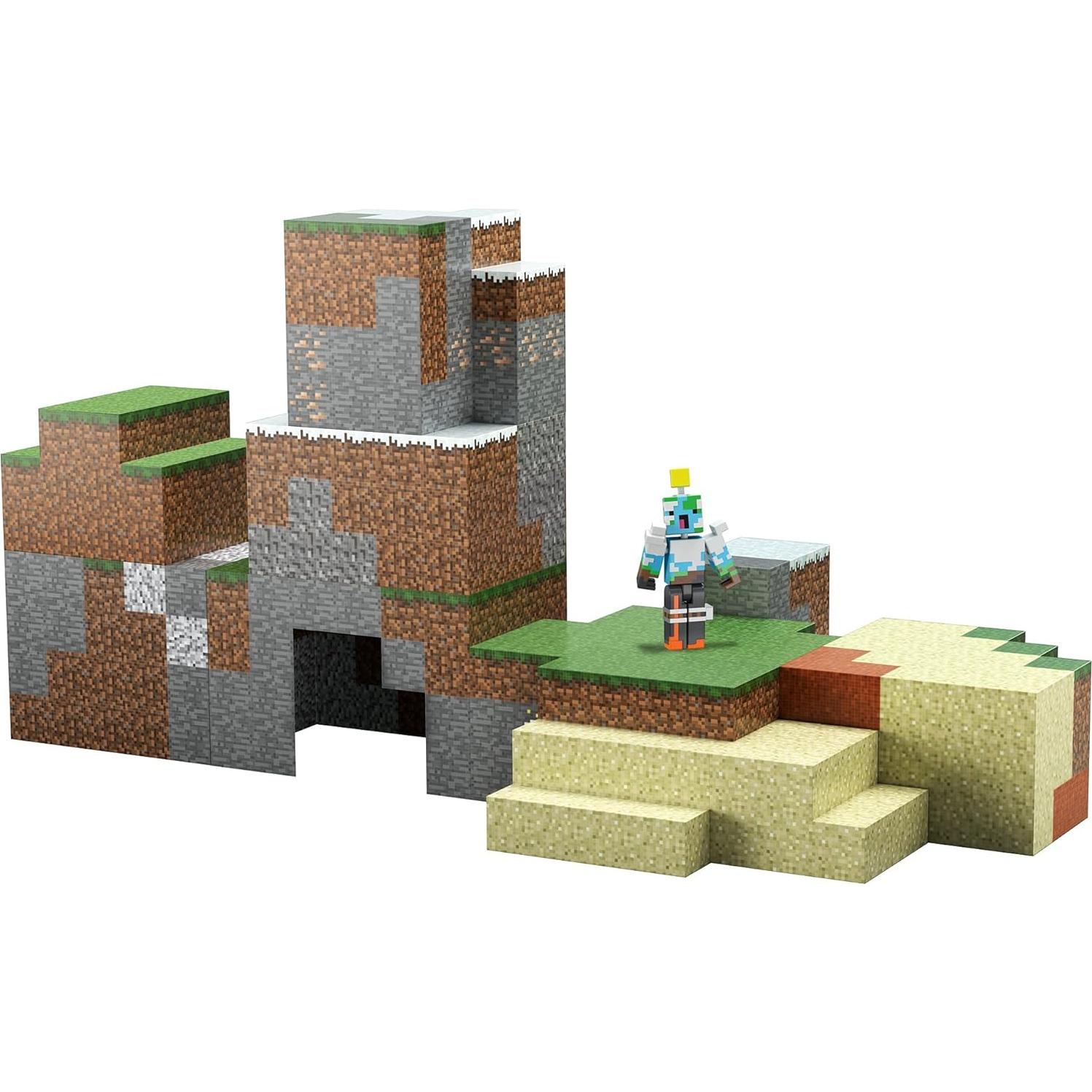 Juego de Construcción Minecraft Mattel con Figuras y Bloques