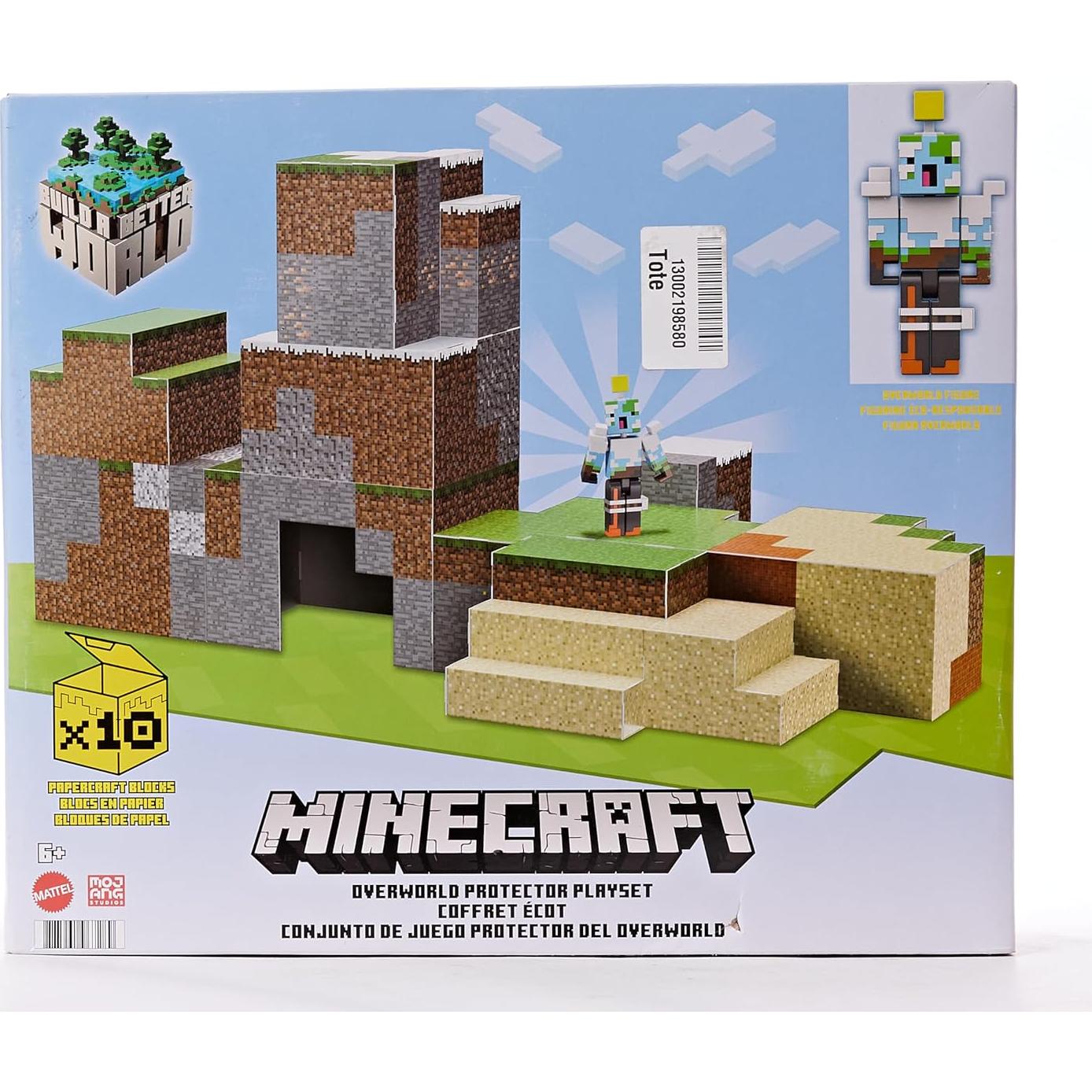Juego de Construcción Minecraft Mattel con Figuras y Bloques