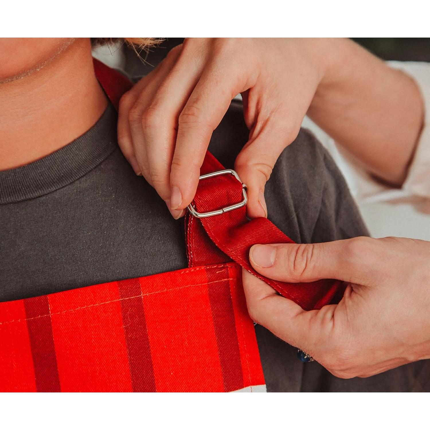 Delantal de Cocina Minecraft TNT Rojo para Niños - 61.3x41.9cm