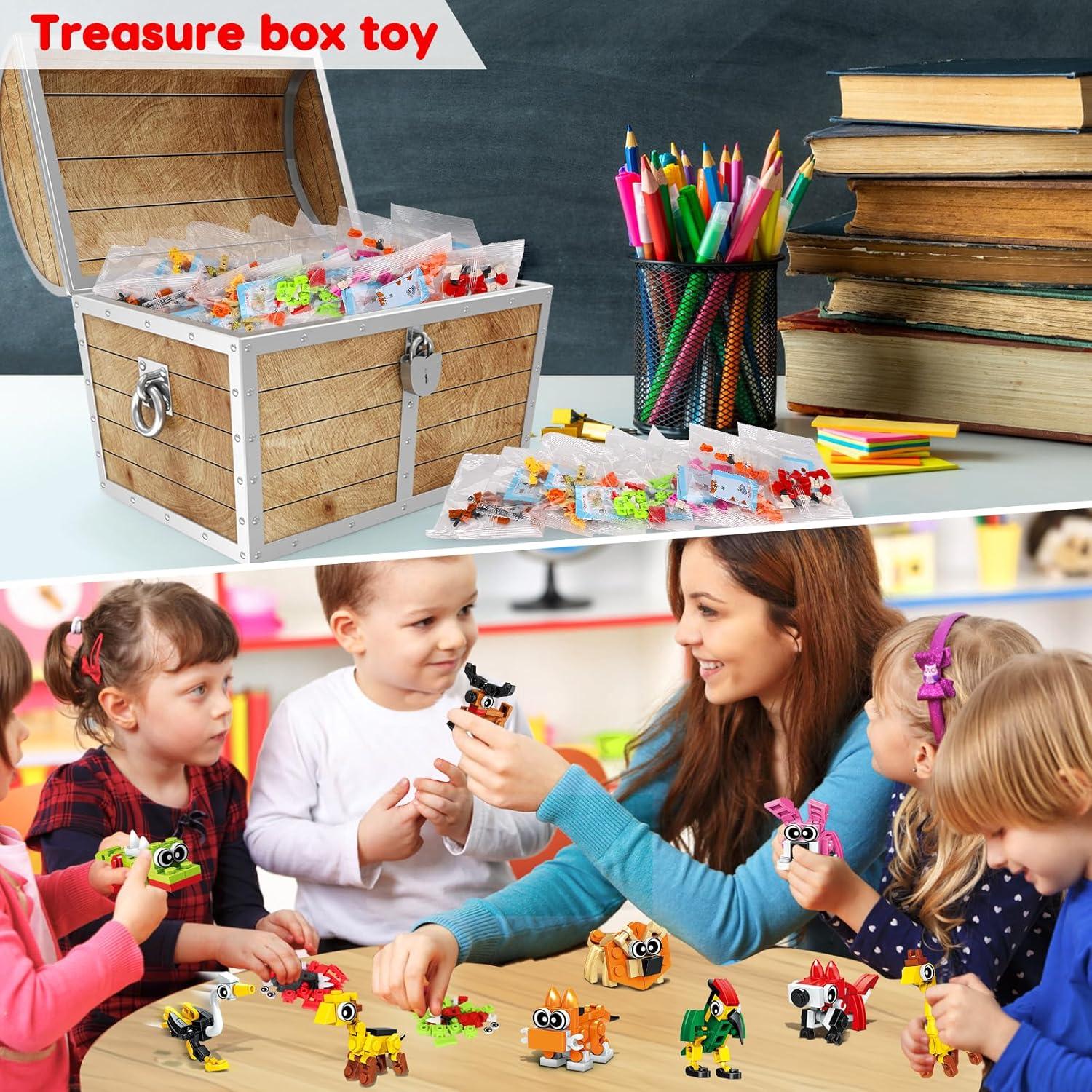 20 Mini Bloques de Construcción de Animales Basytodio - Juguetes Educativos