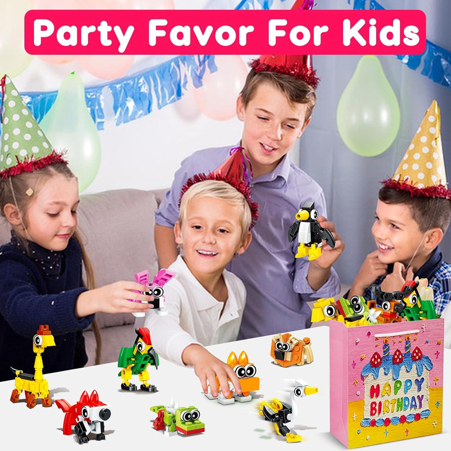 20 Mini Bloques de Construcción de Animales Basytodio - Juguetes Educativos