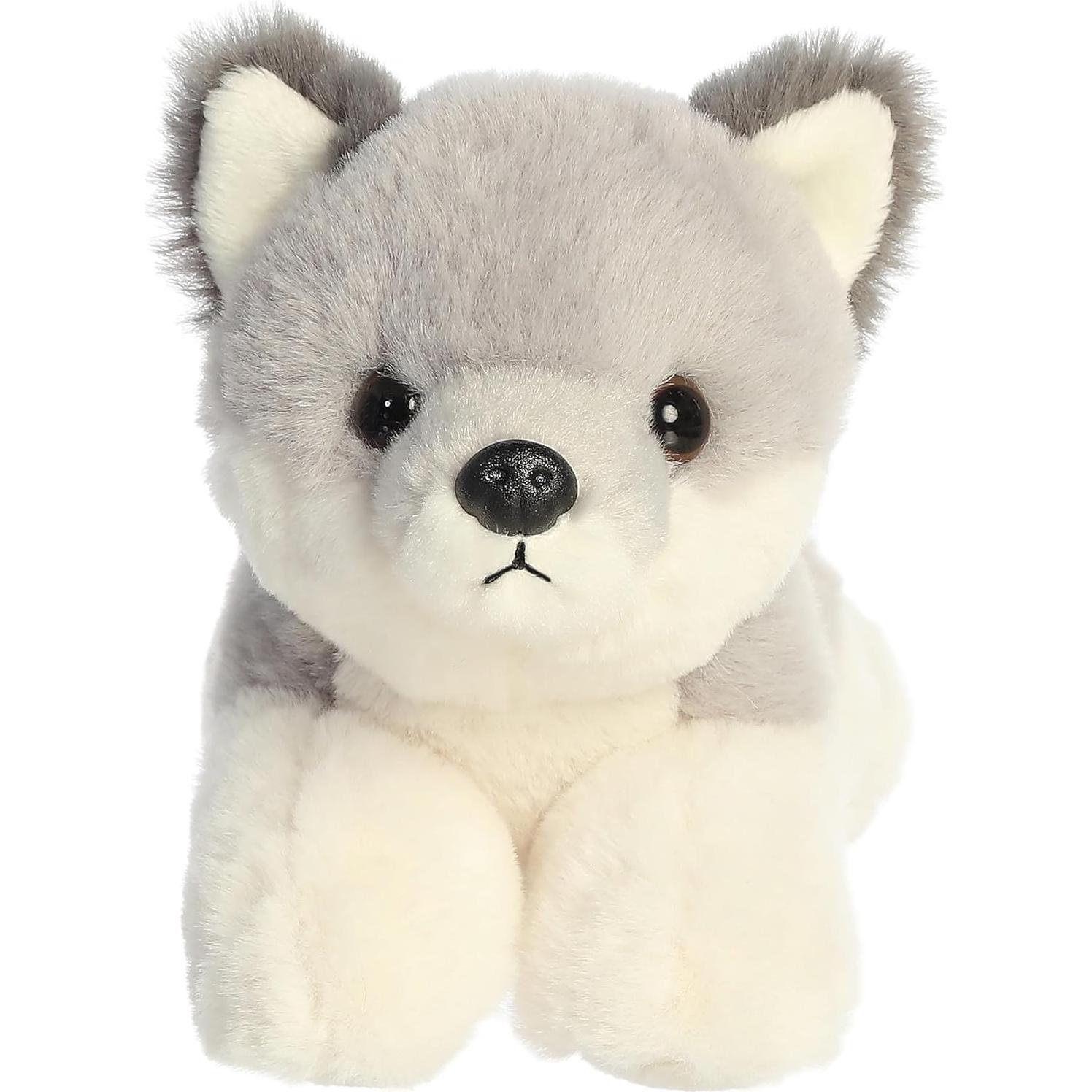 Peluche Lobo Cachorro Mini Flopsie Aurora 20 cm Gris