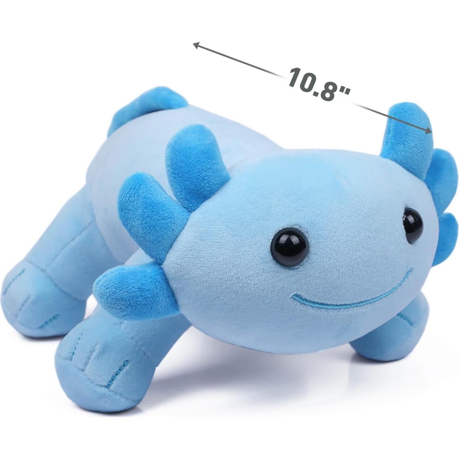 Juguete de Peluche Axolote DYBFONO 27.4 cm Suave Kawaii