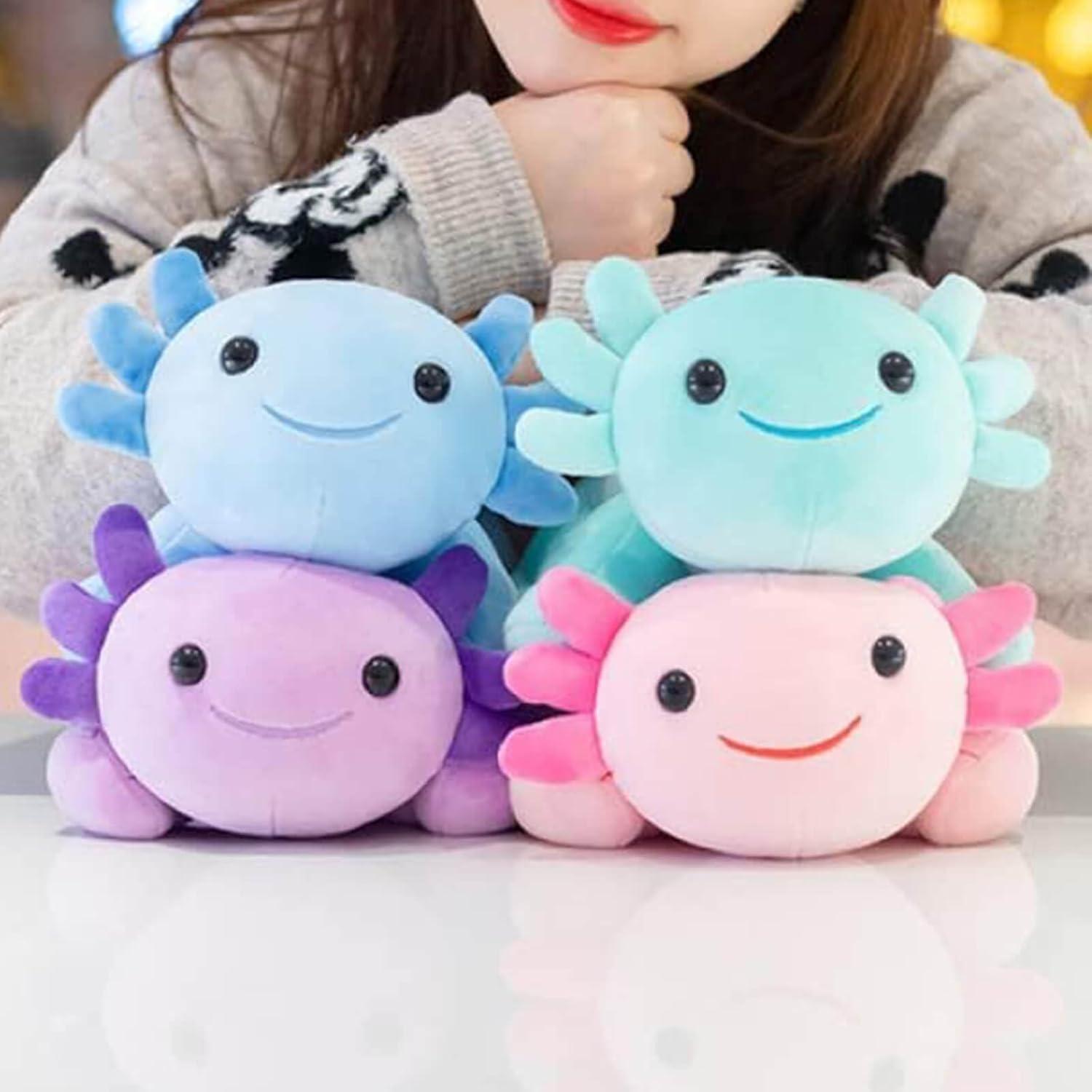 Juguete de Peluche Axolote DYBFONO 27.4 cm Suave Kawaii