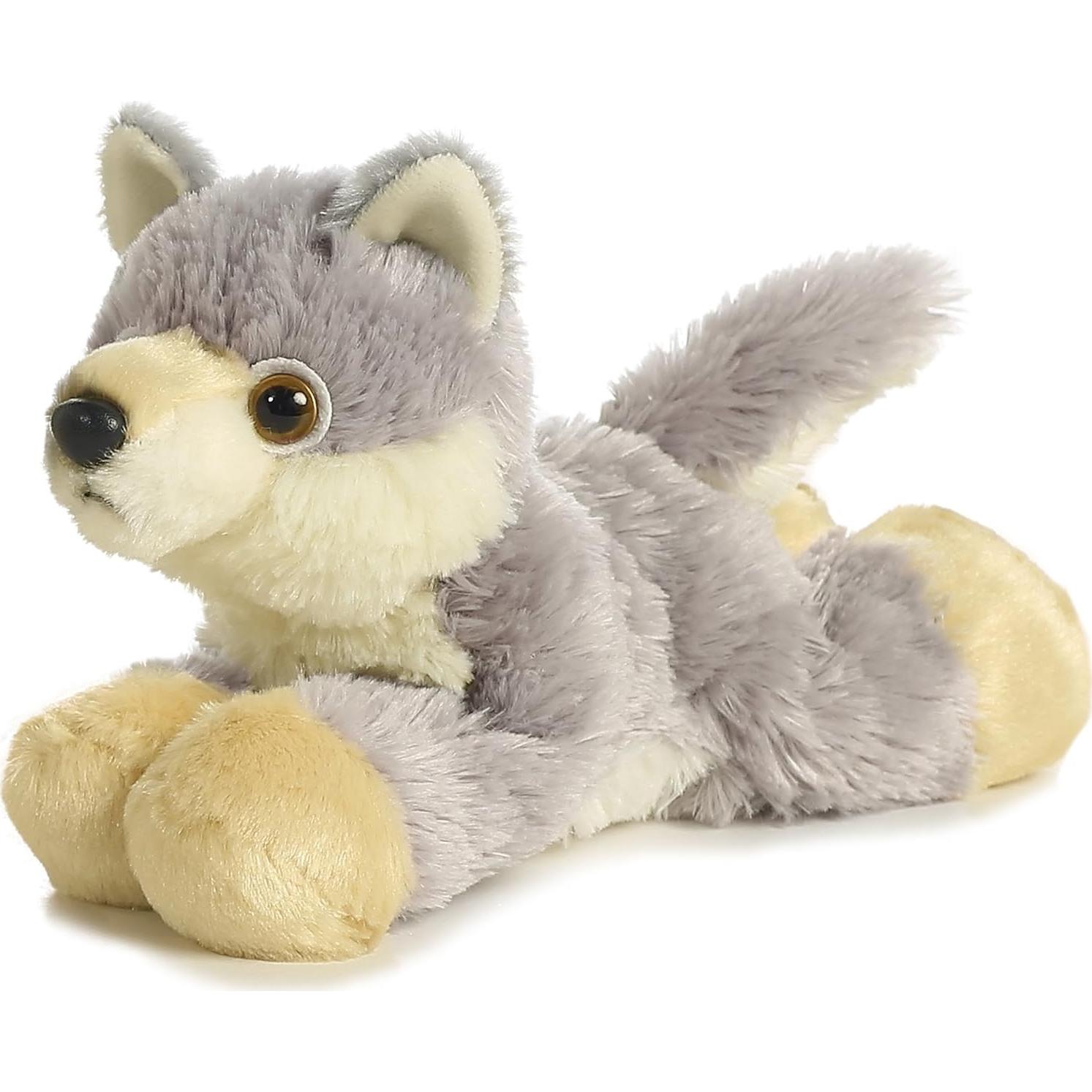 Paquete de 2 Peluches Aurora 20 cm - Zorro y Lobo