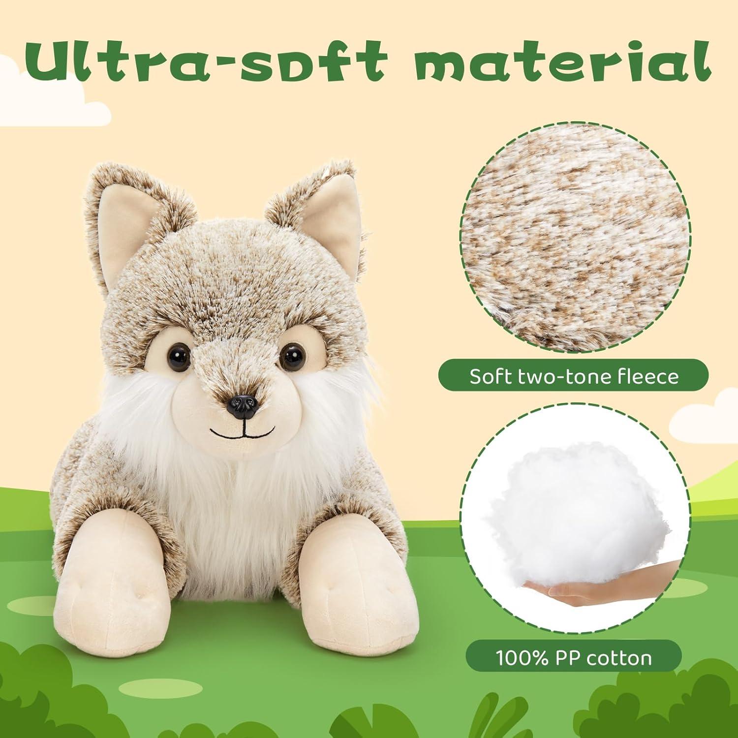 Peluches de lobo gigante 76.2 cm Suave y Abrazable