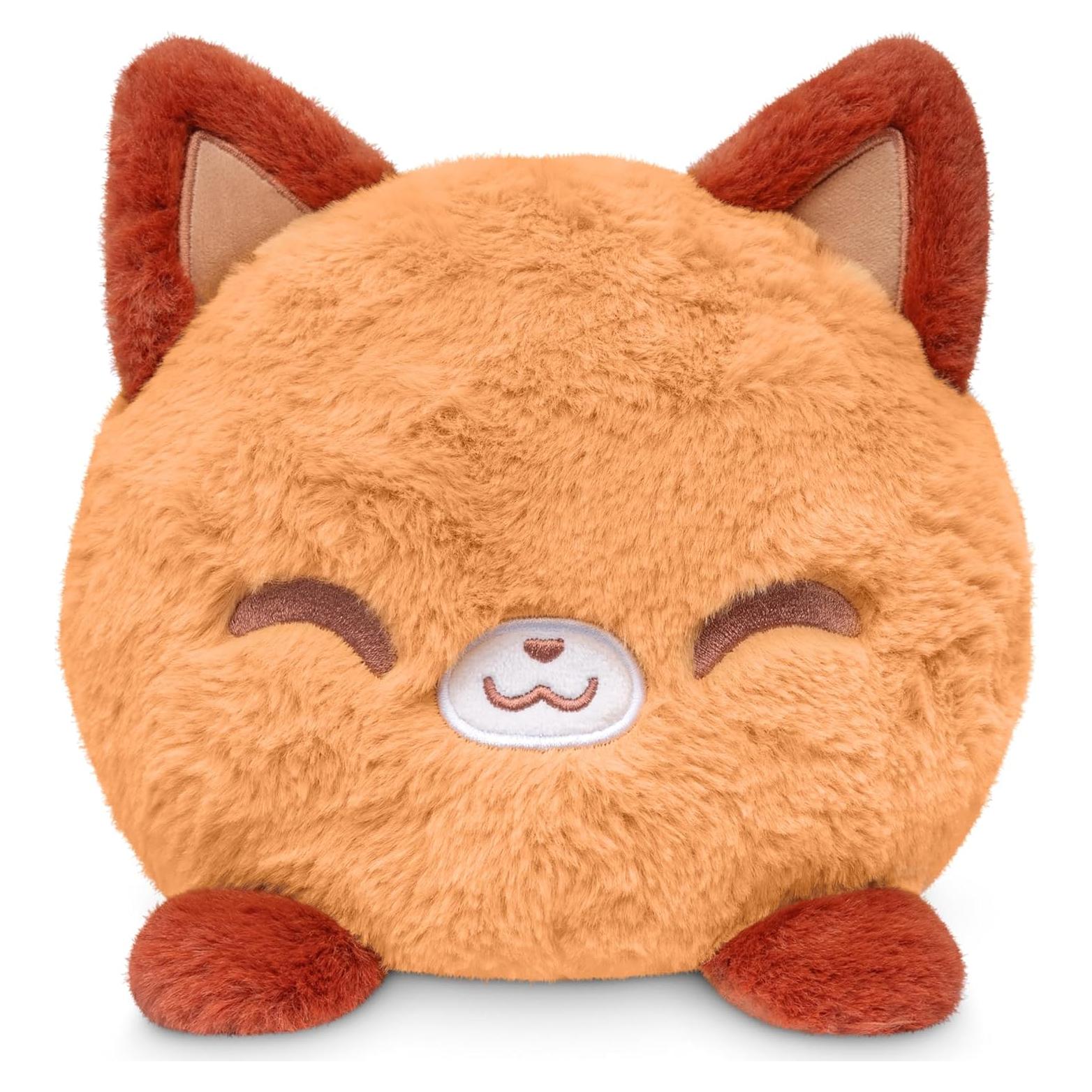 Peluche Reversible Zorro TeeTurtle 15 cm Suave Kawaii