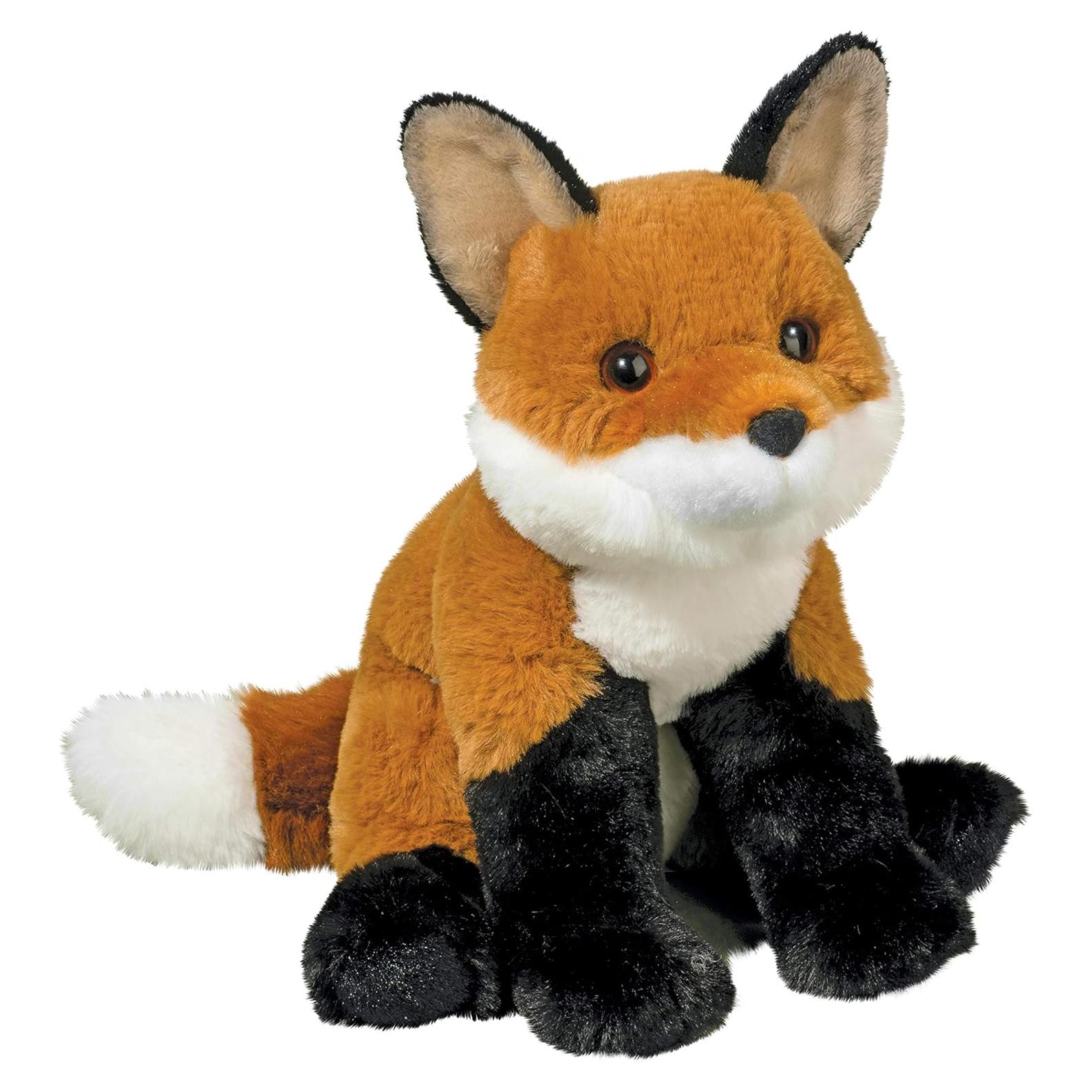 Peluche Zorro Rojo Freddie Douglas 25 cm Suave y Realista