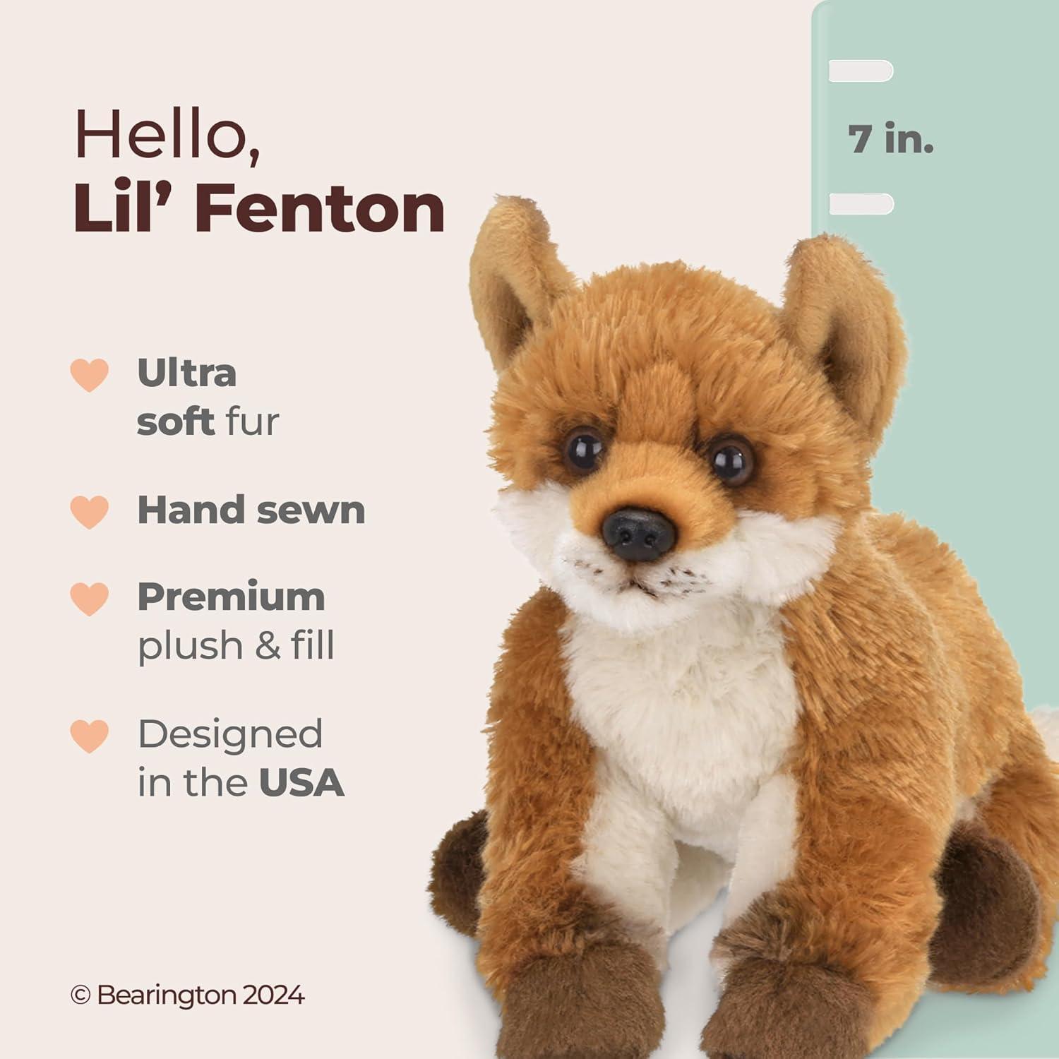 Peluche Zorro Rojo Bearington Lil' Fenton 18 cm