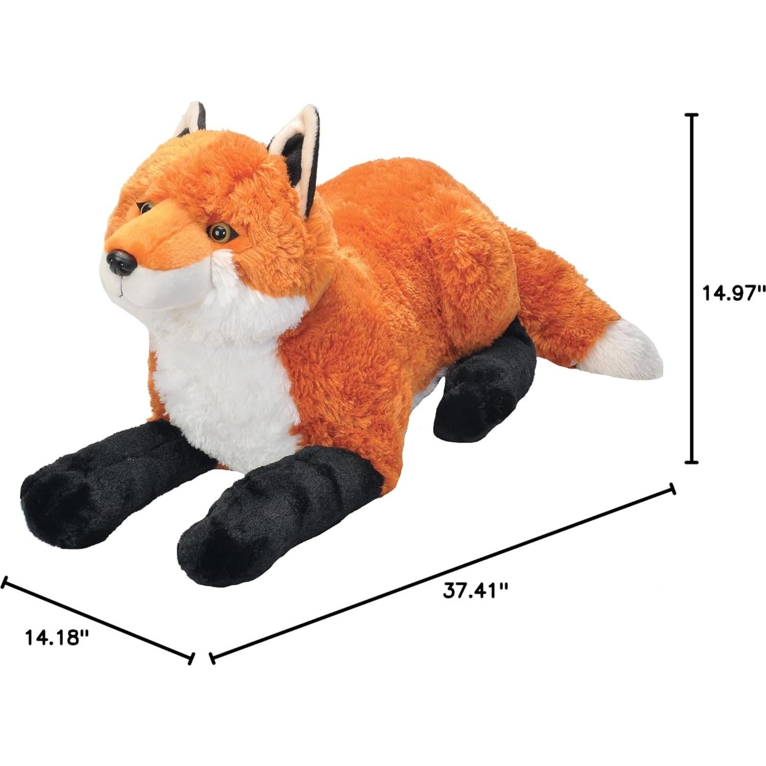 Zorro de Peluche Jumbo Wild Republic 76 cm - Regalo para Niños