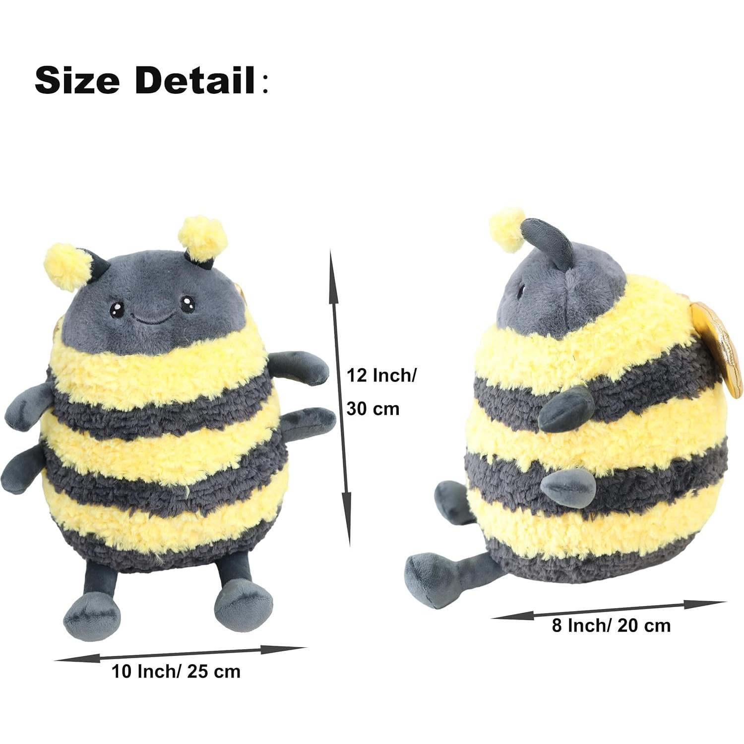 Peluche Abejorro 30 cm TONGSONG Almohada Suave para Niños