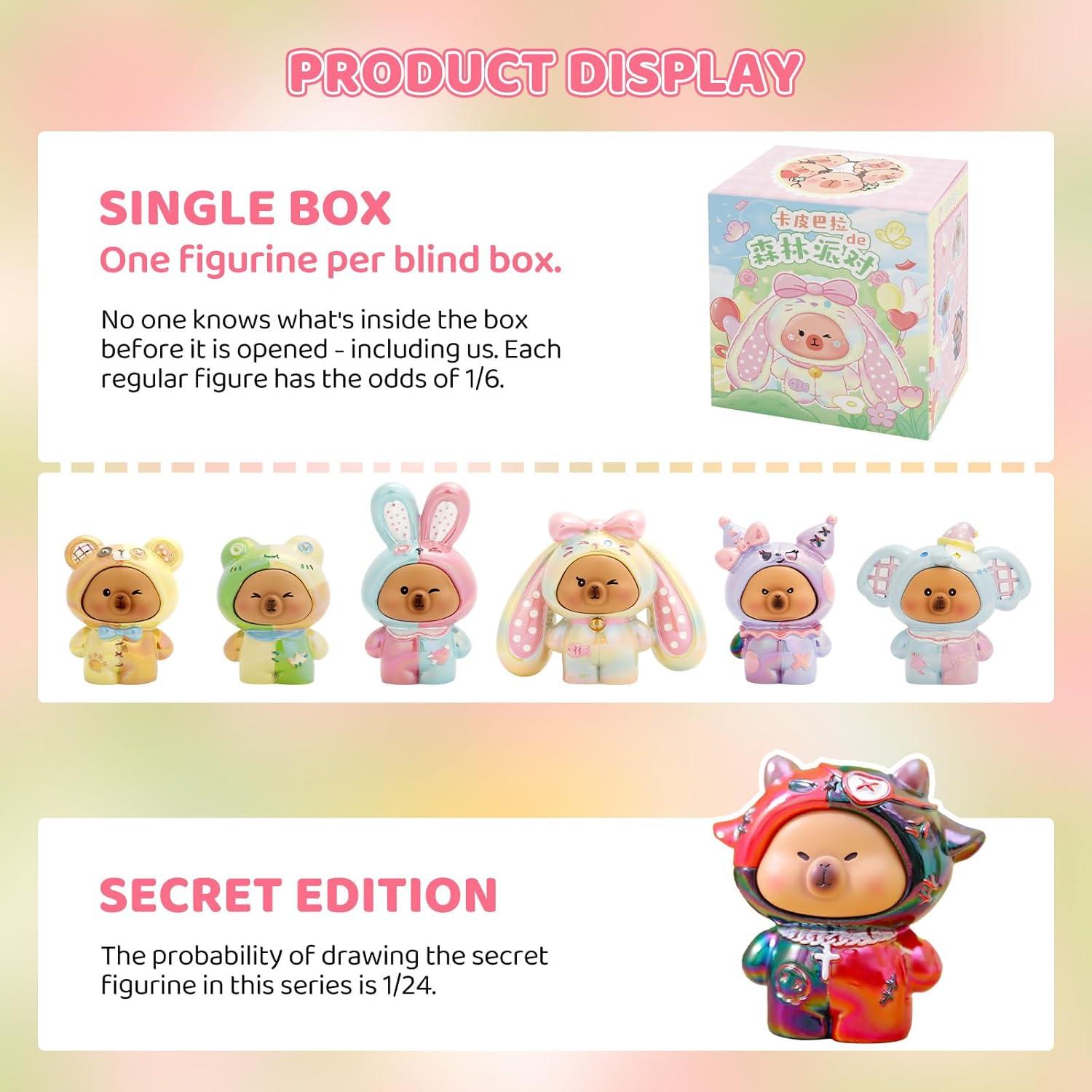 Figuras Coleccionables Capibara Choco Teddy - Caja Sorpresa