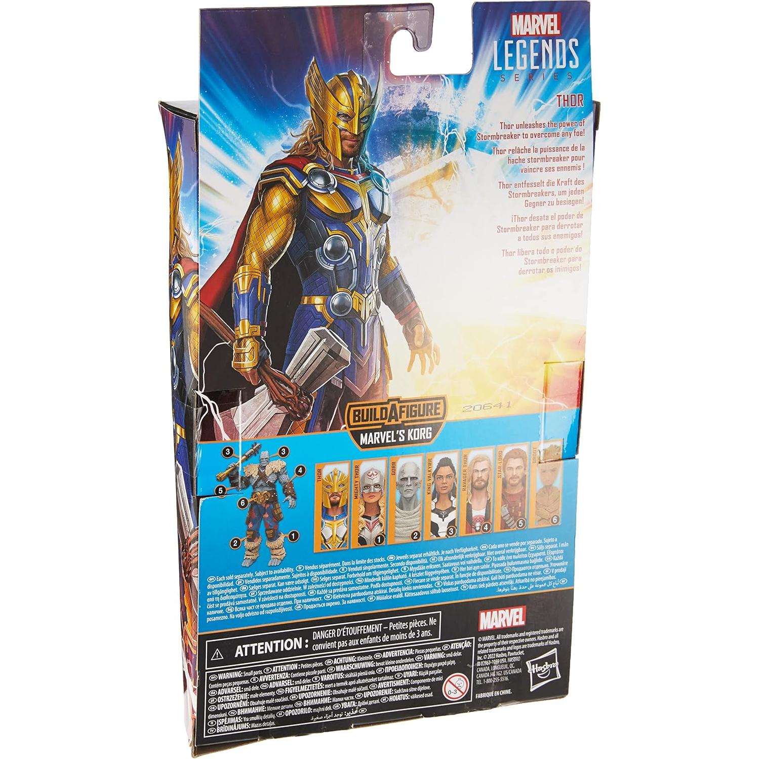 Figura de acción Thor Marvel Legends 15.24 cm con accesorios