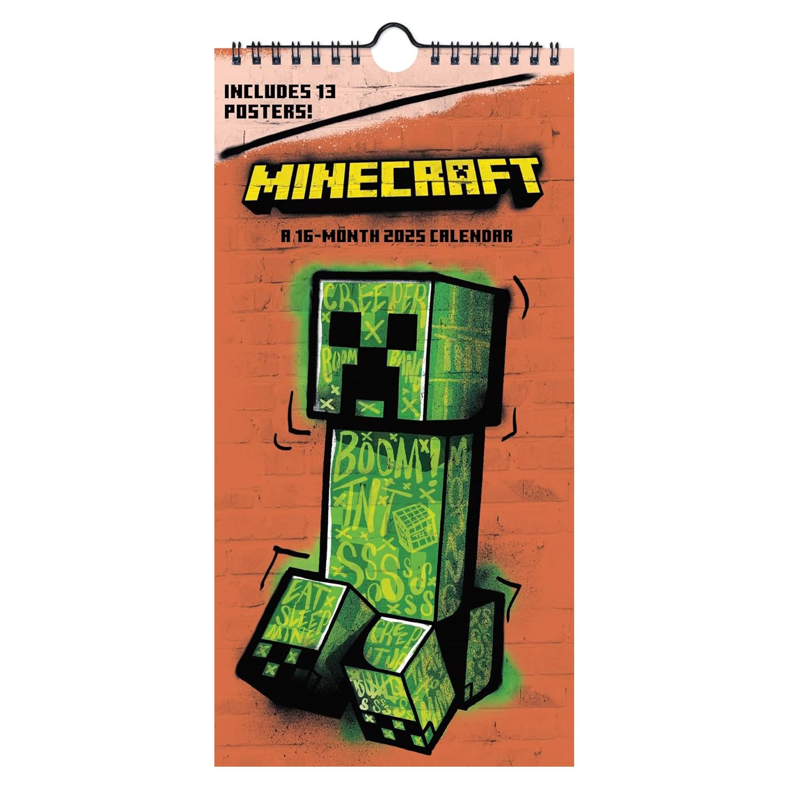 2025 Minecraft Mini Poster Calendar