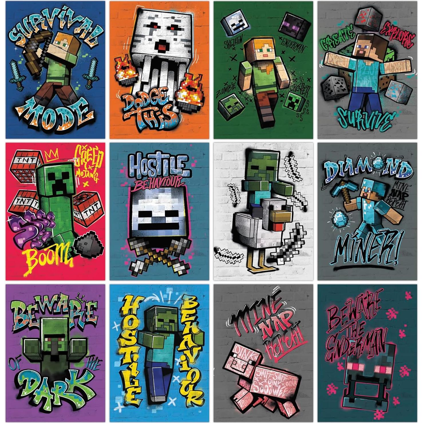 2025 Minecraft Mini Poster Calendar