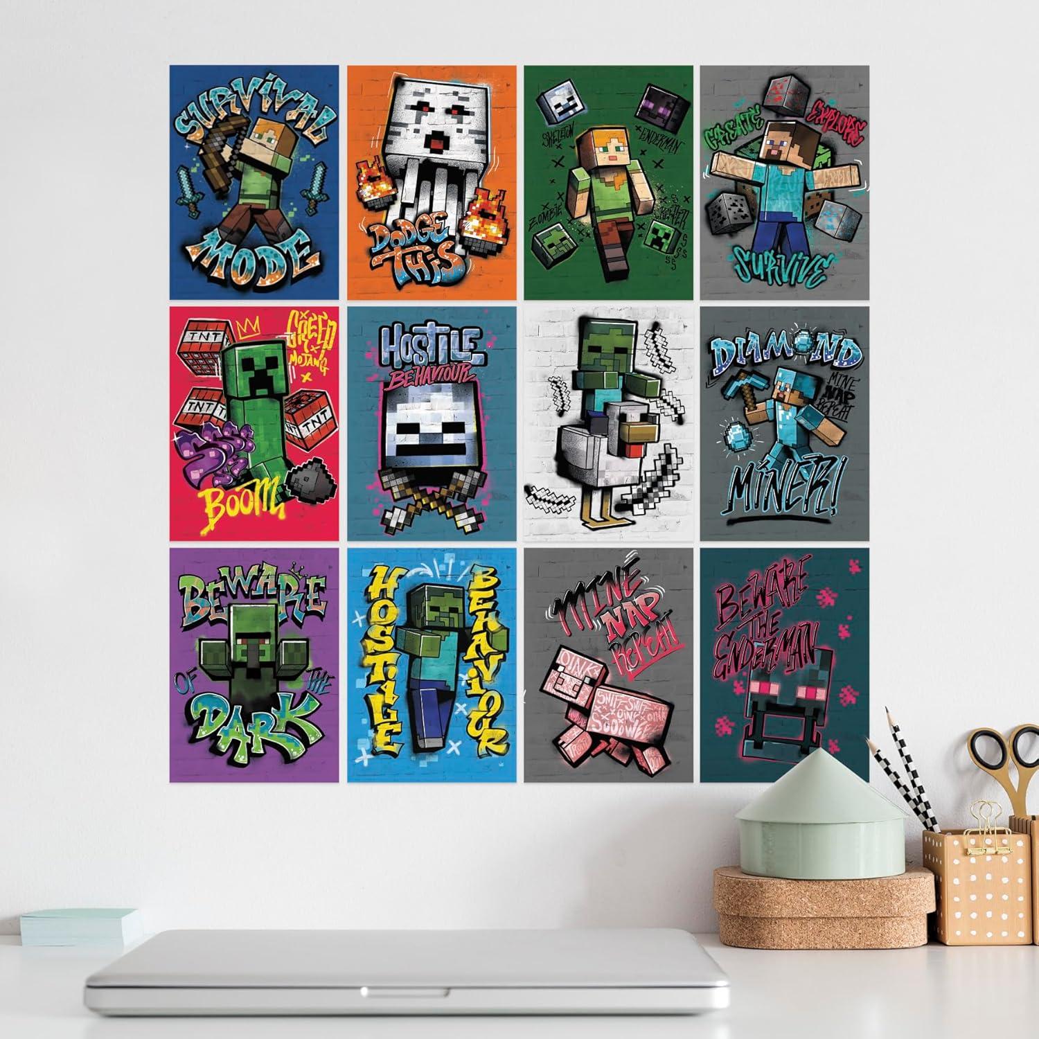 2025 Minecraft Mini Poster Calendar