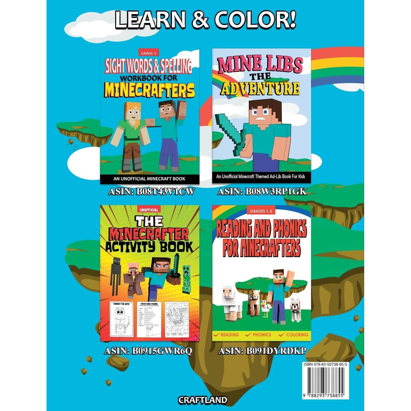 Alphabet Handwriting Workbook For Minecrafters