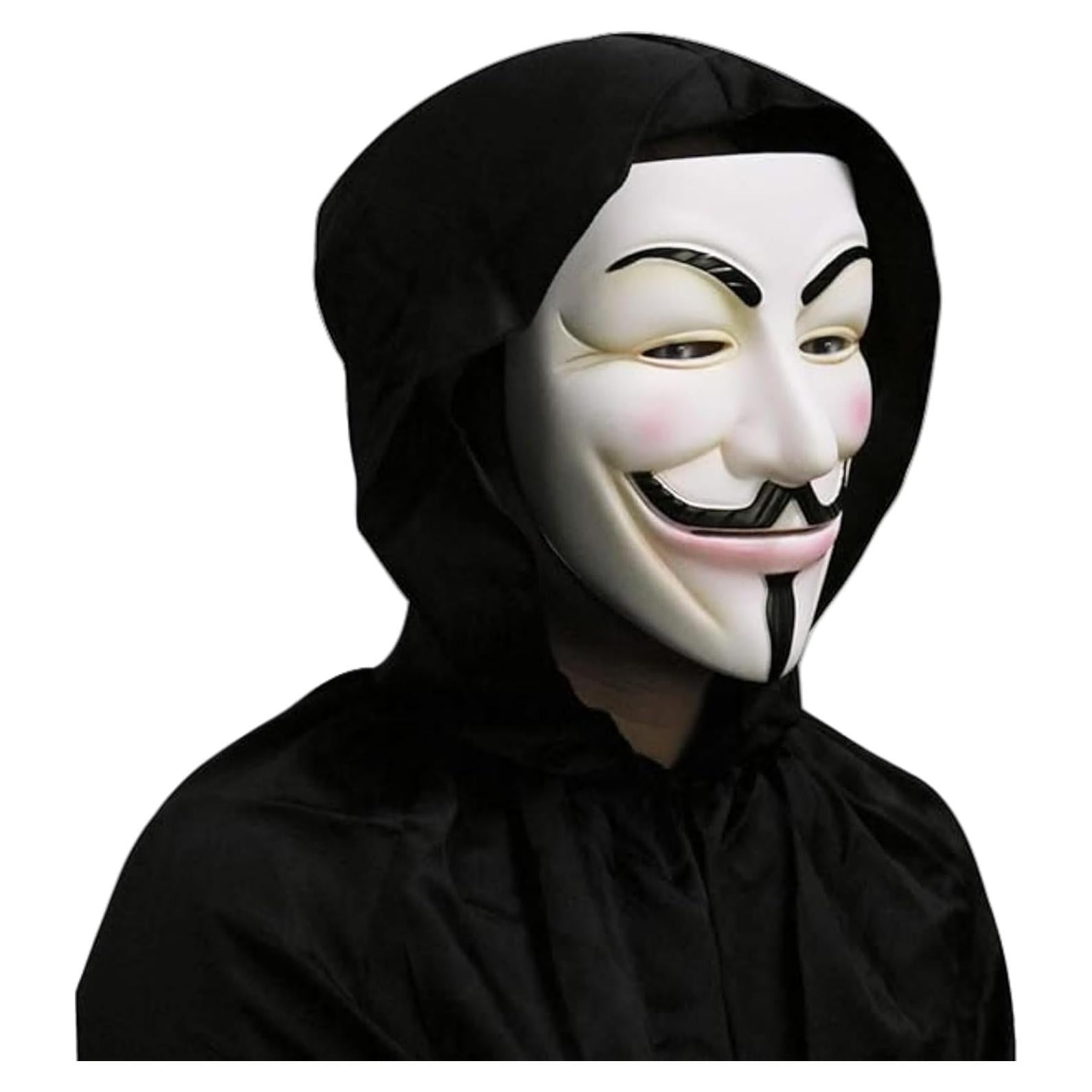 Máscara de Halloween V de Vendetta DHX para Adultos y Niños