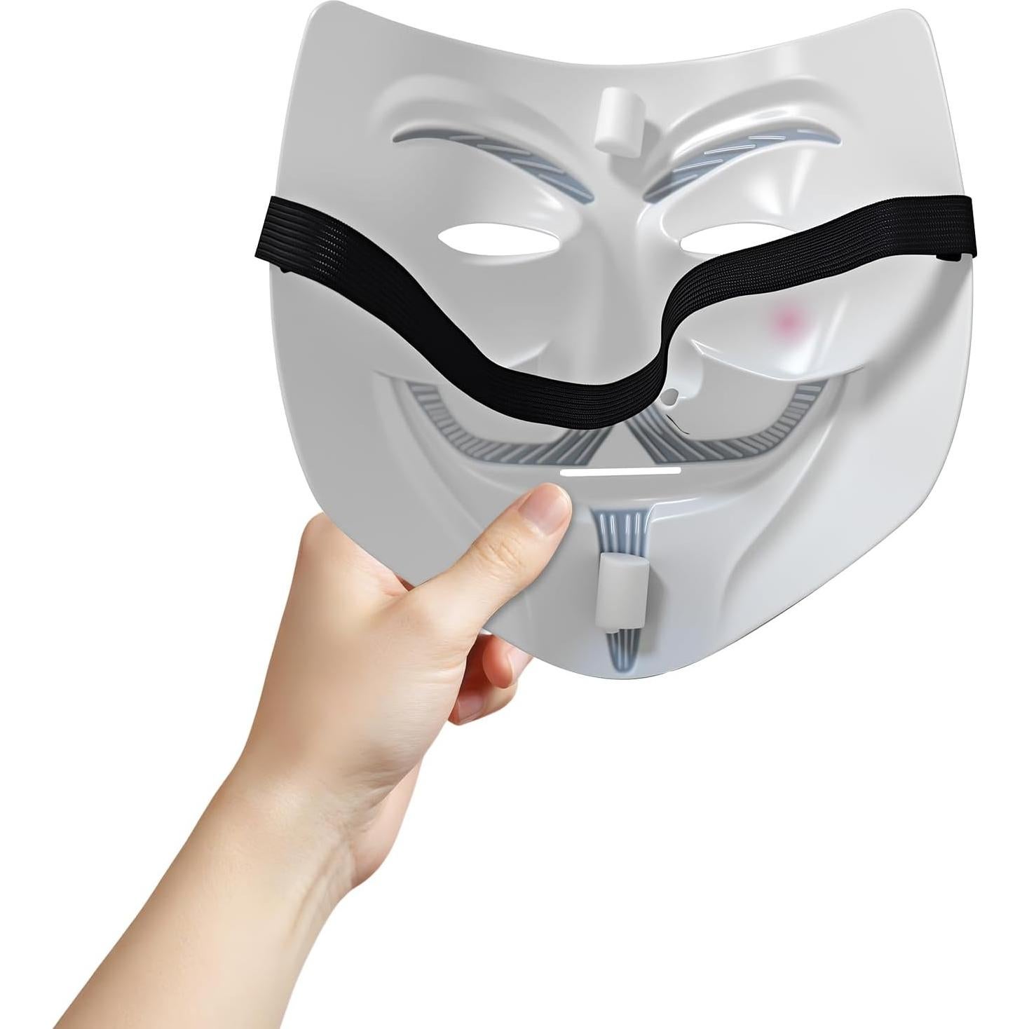 Máscara de Halloween V de Vendetta DHX para Adultos y Niños