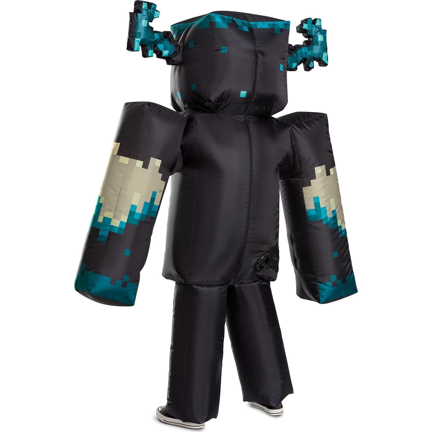 Disfraz Inflable Warden Minecraft Adulto con Ventilador