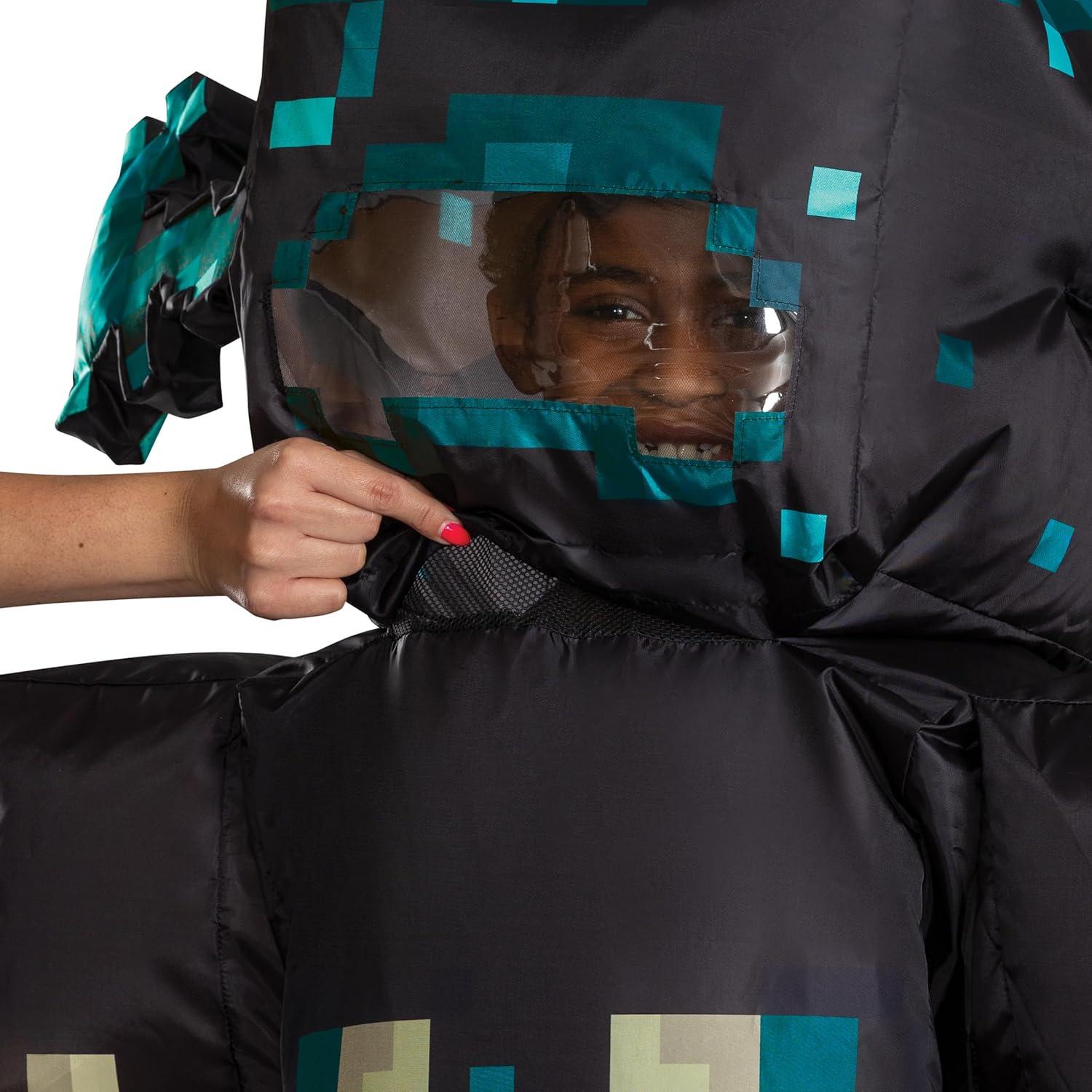 Disfraz Inflable Warden Minecraft Adulto con Ventilador