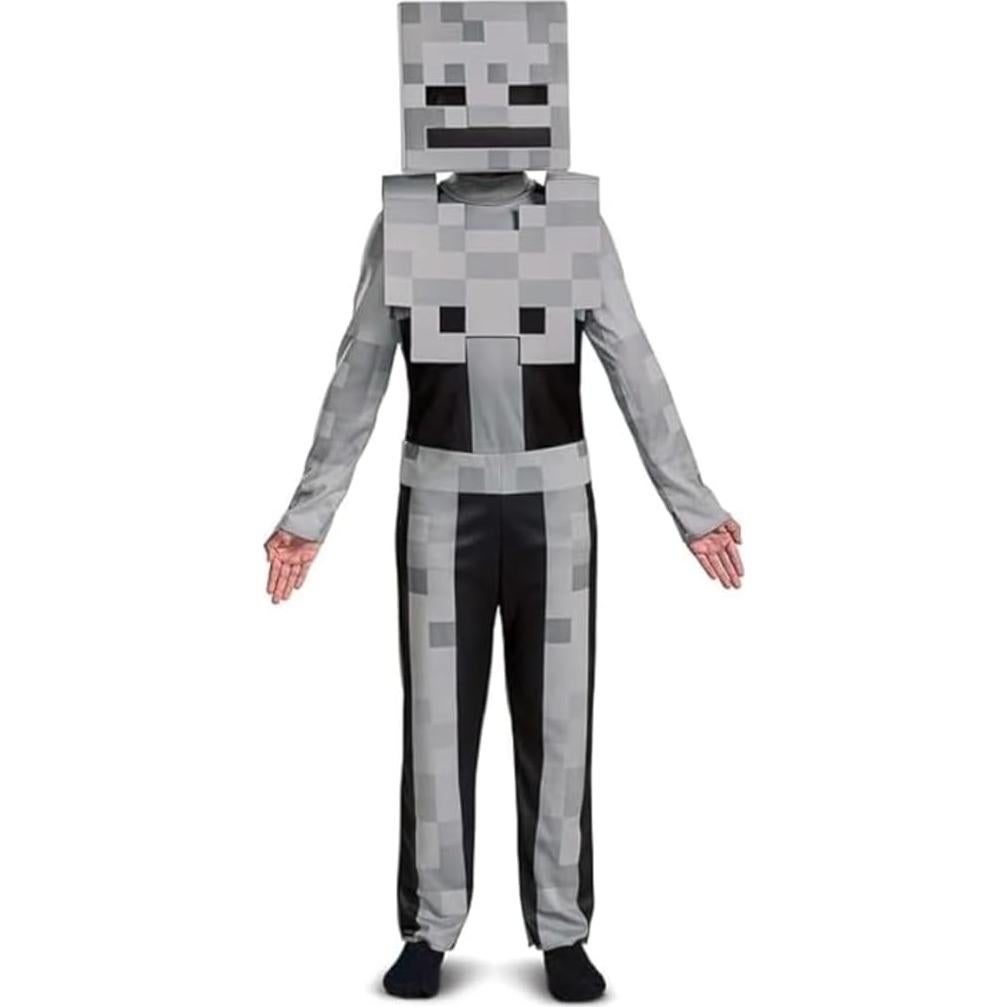 Disfraz de Esqueleto de Minecraft Disguise para Niños 7-8 Años