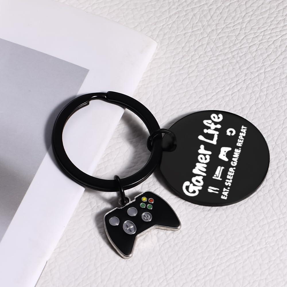 Llave Gamer de Acero Inoxidable con Grabado - Regalo Original