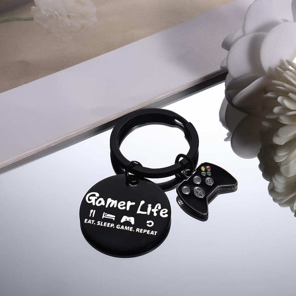 Llave Gamer de Acero Inoxidable con Grabado - Regalo Original