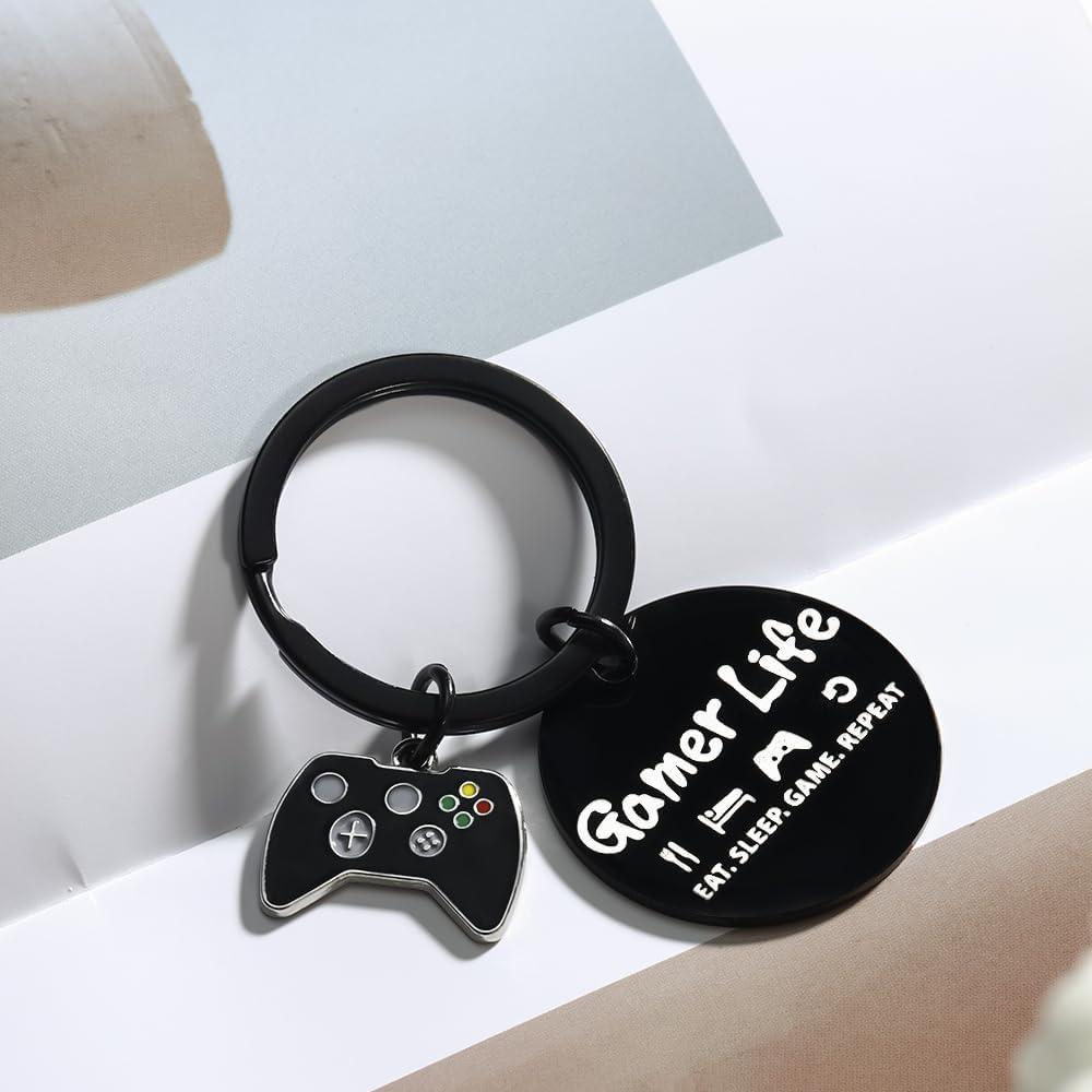 Llave Gamer de Acero Inoxidable con Grabado - Regalo Original