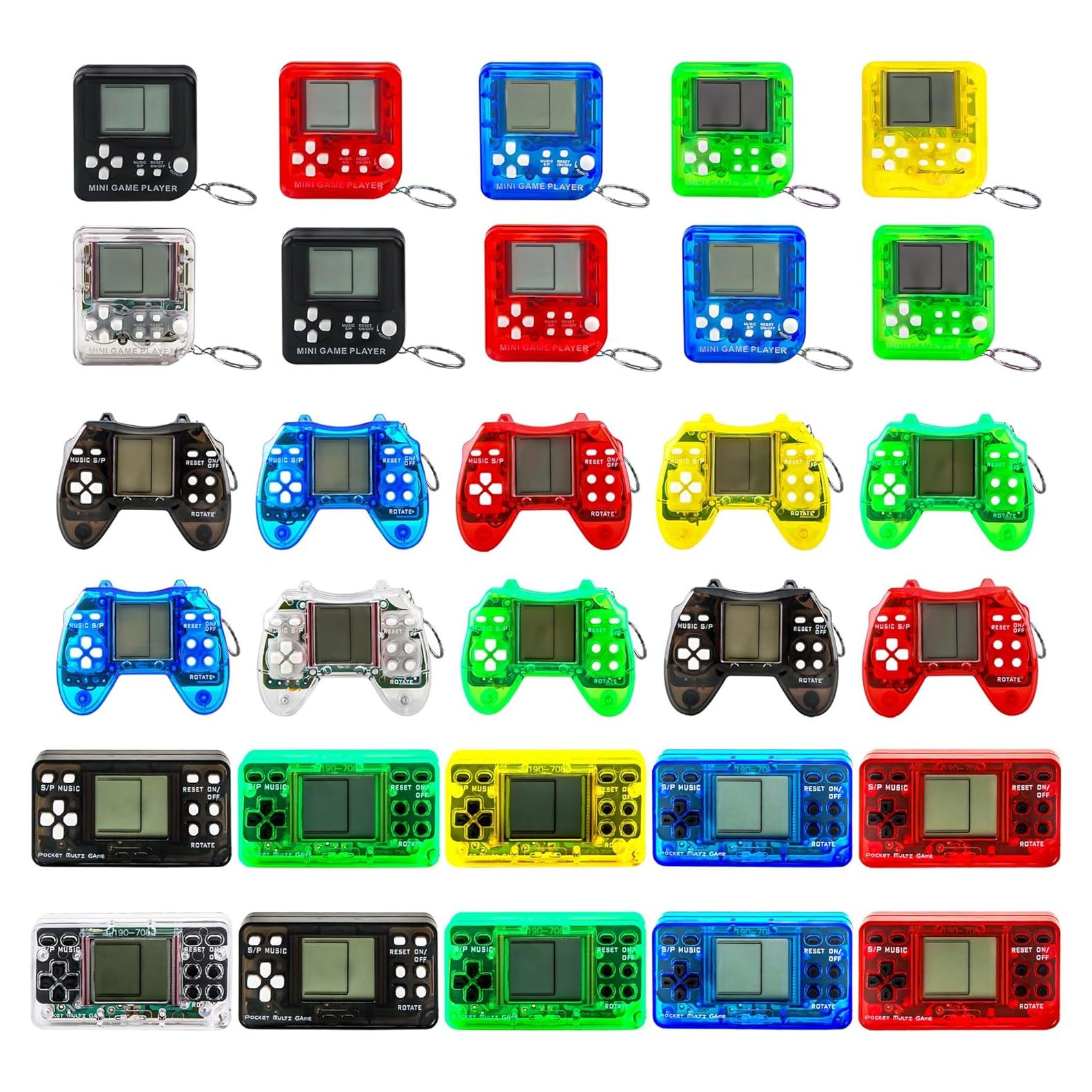 30 Mini Llaveros de Videojuego Kugliwa para Fiesta